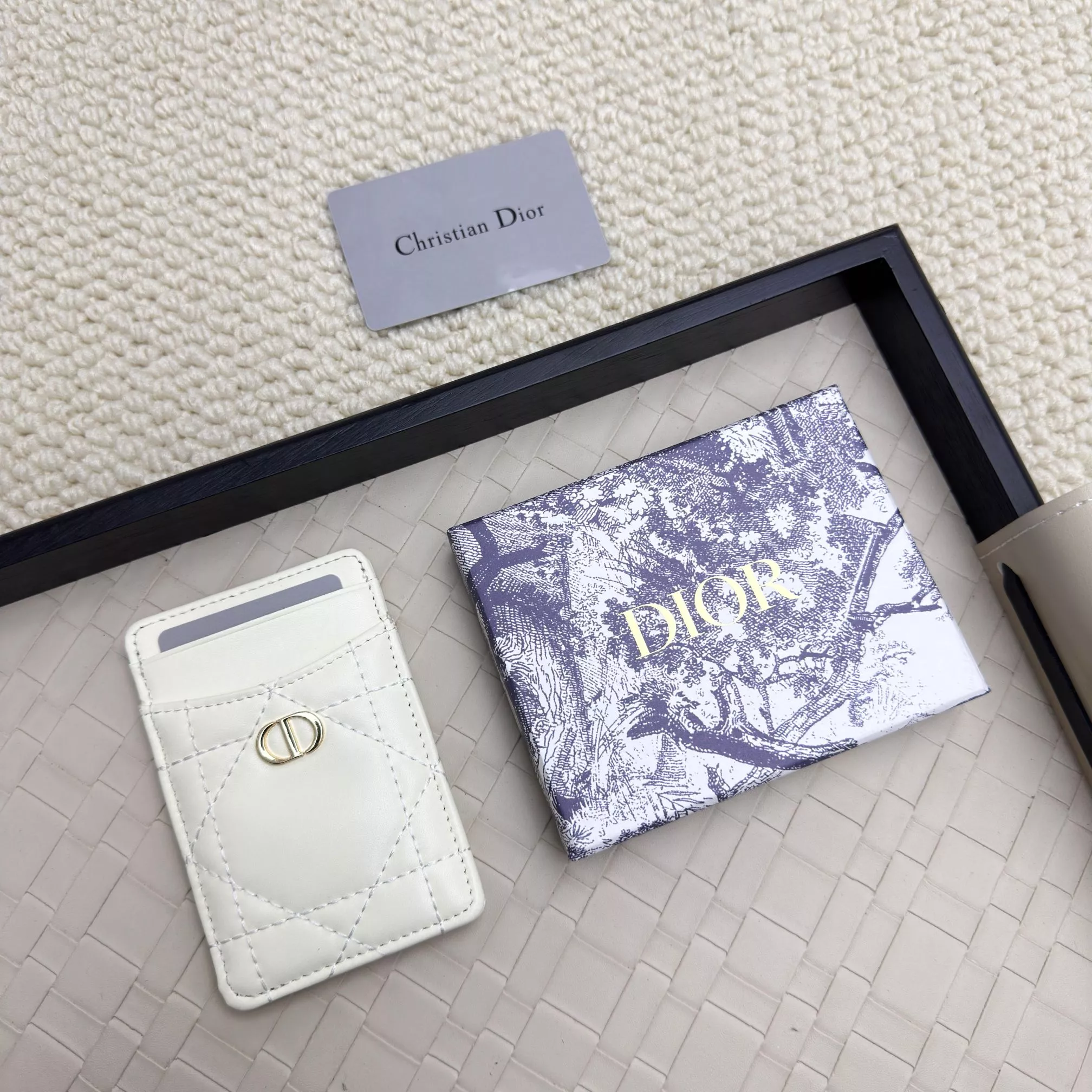 Christian Dior Card Case Stylish 3944