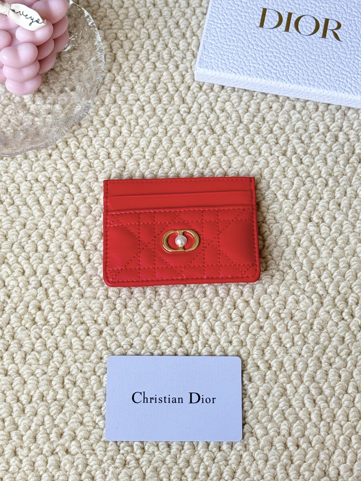 Christian Dior Card Case Timeless 3731