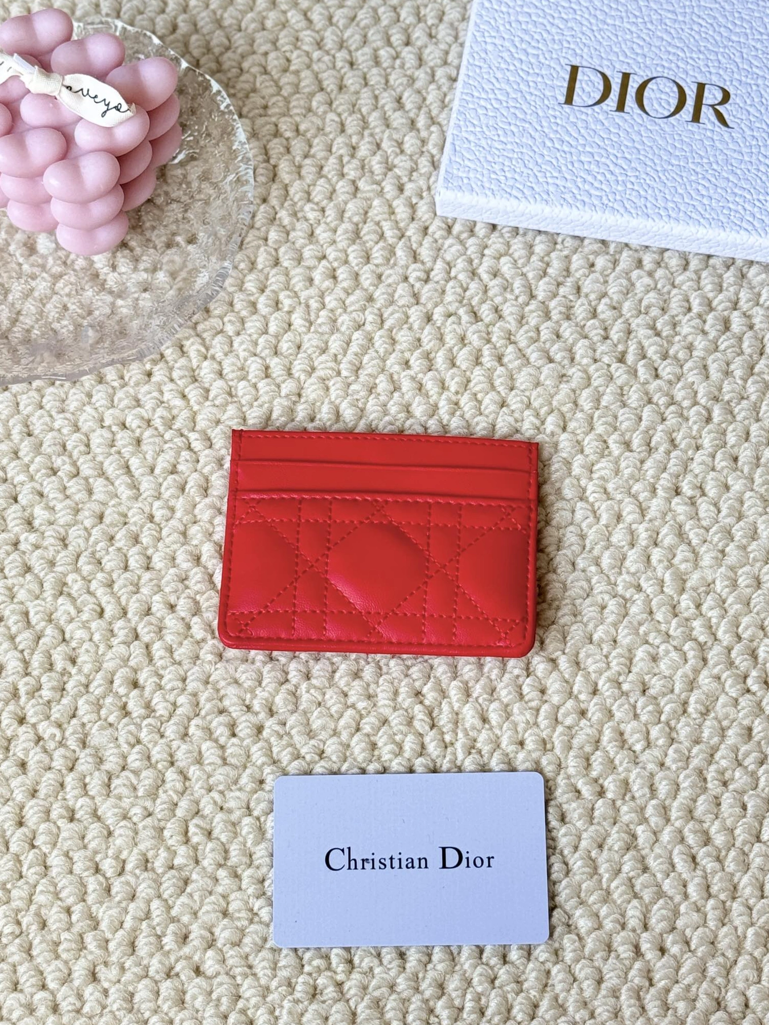 Christian Dior Card Case Timeless 3731