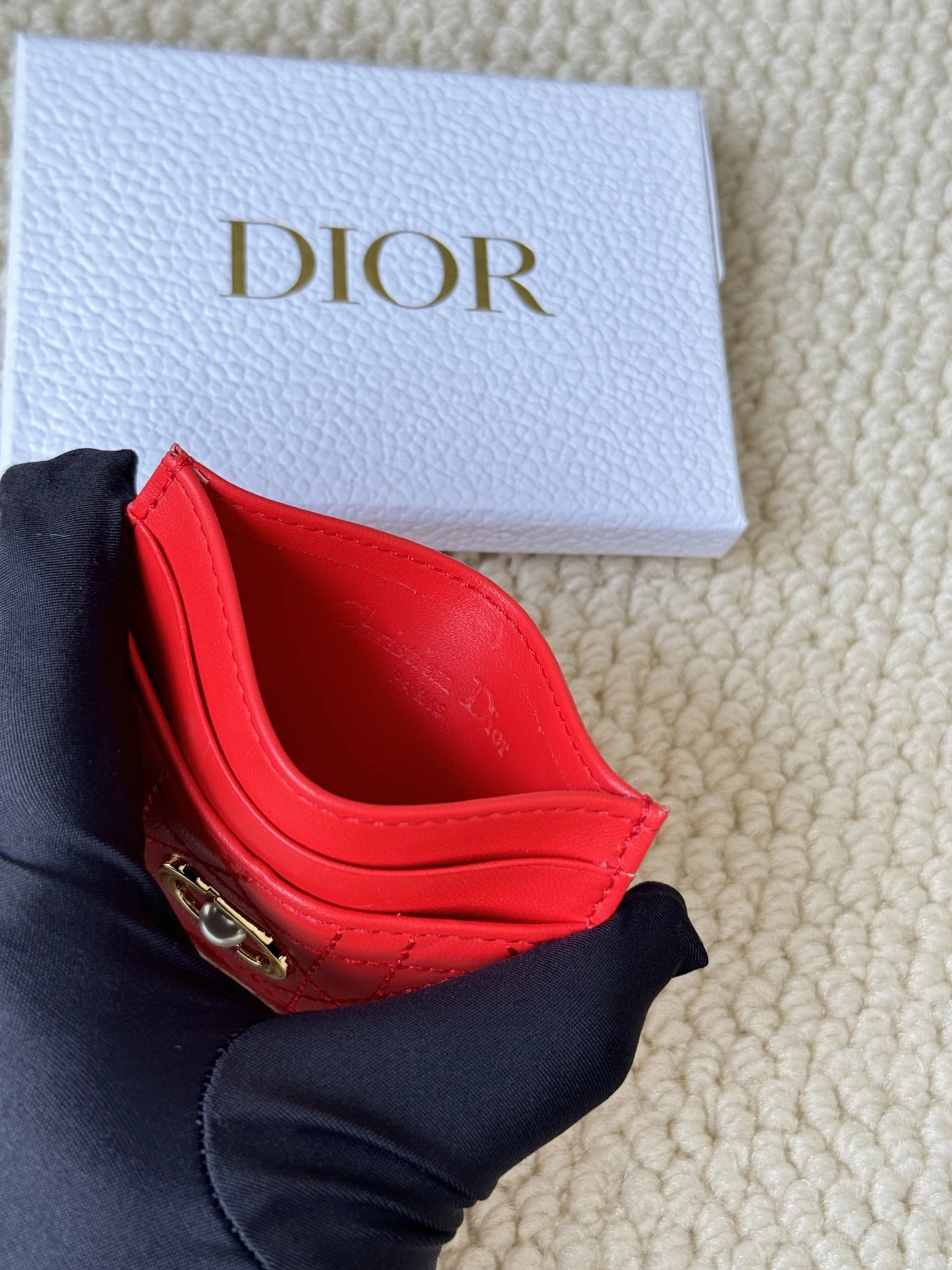Christian Dior Card Case Timeless 3731