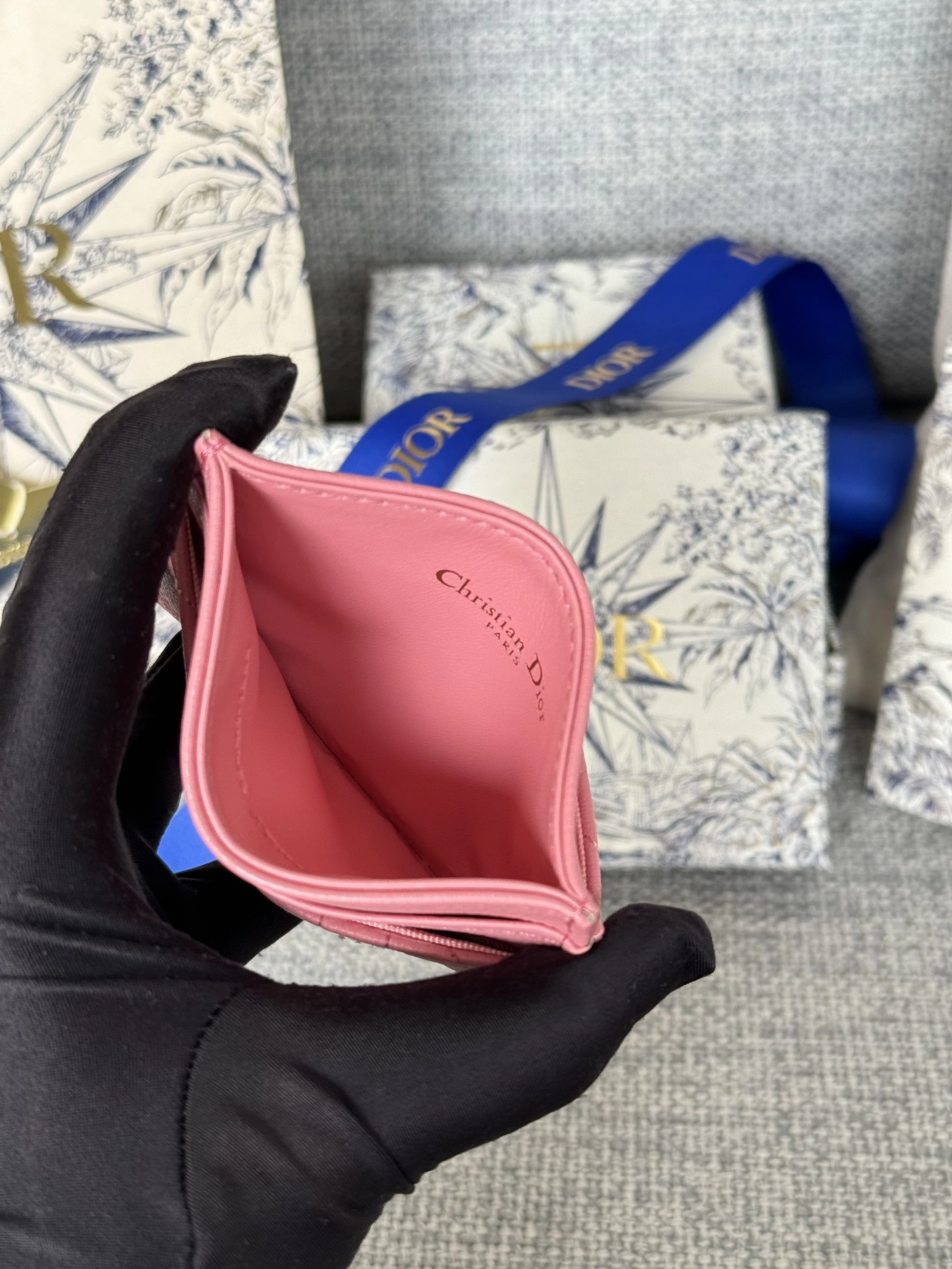 Christian Dior Card Case Trendy 6465
