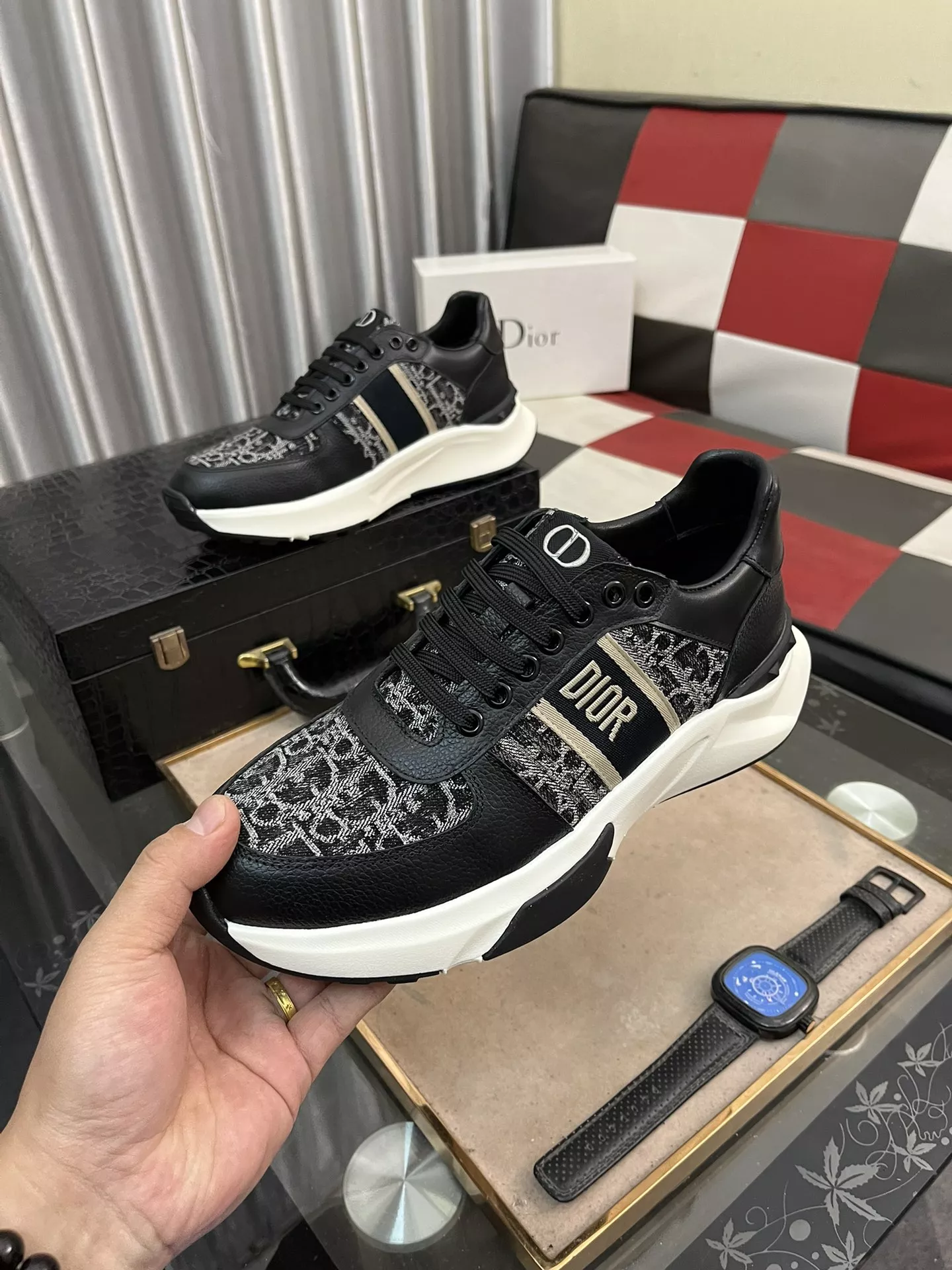 Christian Dior Casual Shoes For Men Durable 9886