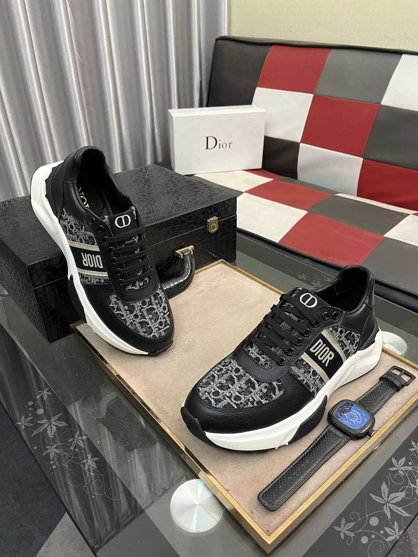 Christian Dior Casual Shoes For Men Durable 9886