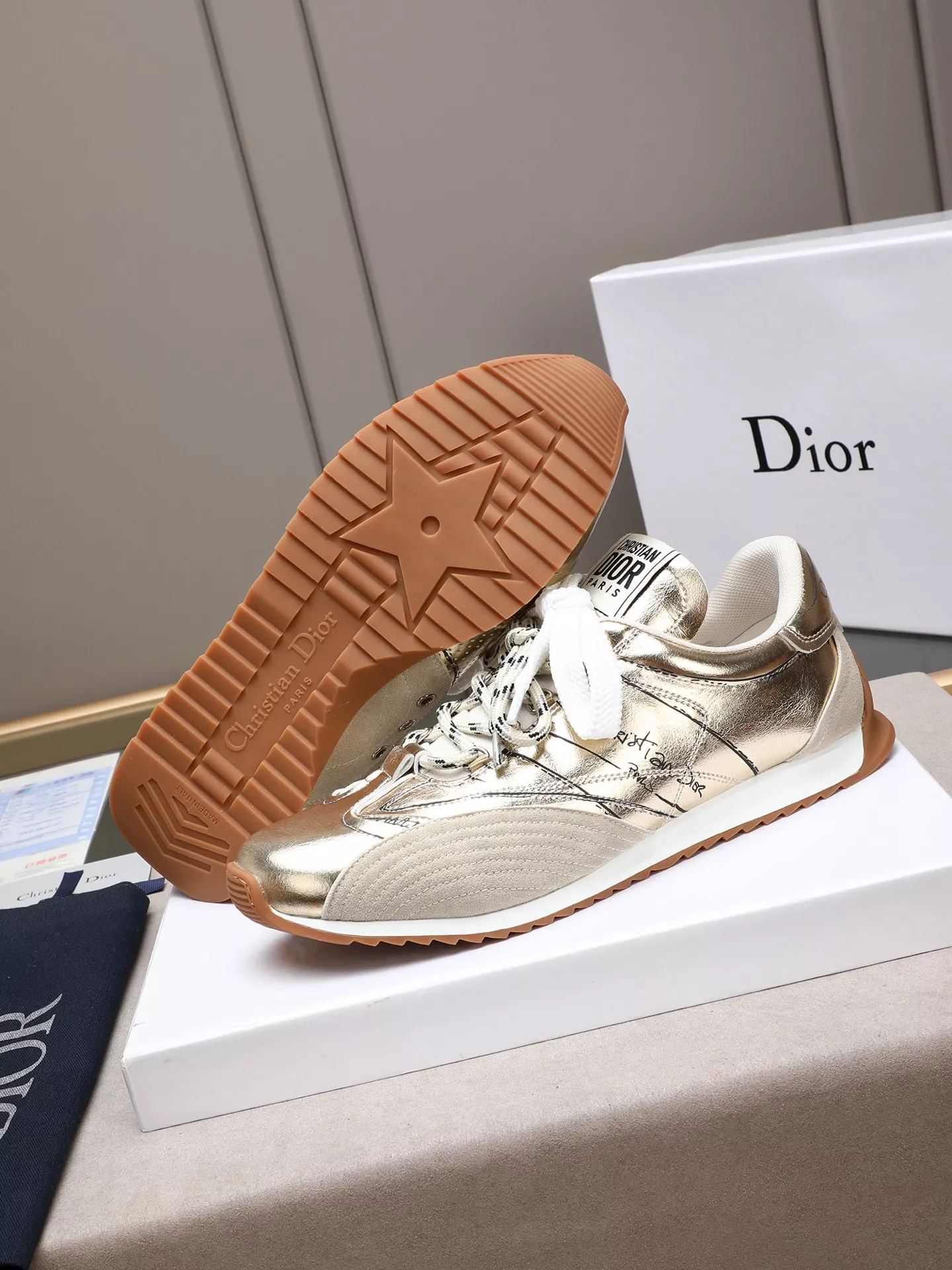 Christian Dior Casual Shoes For Men Trendsetting 6467