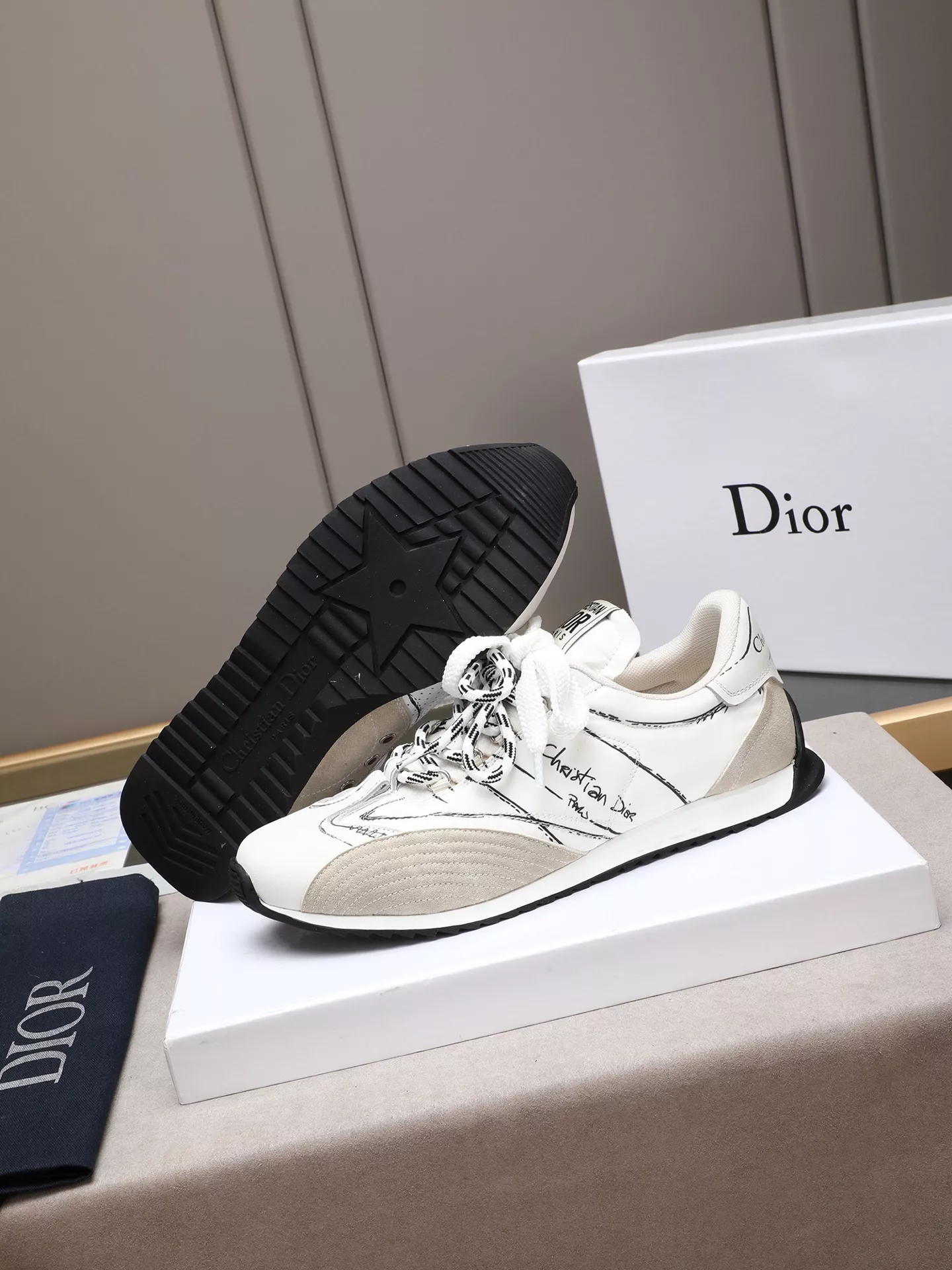 Christian Dior Casual Shoes For Men Vibrant 1055