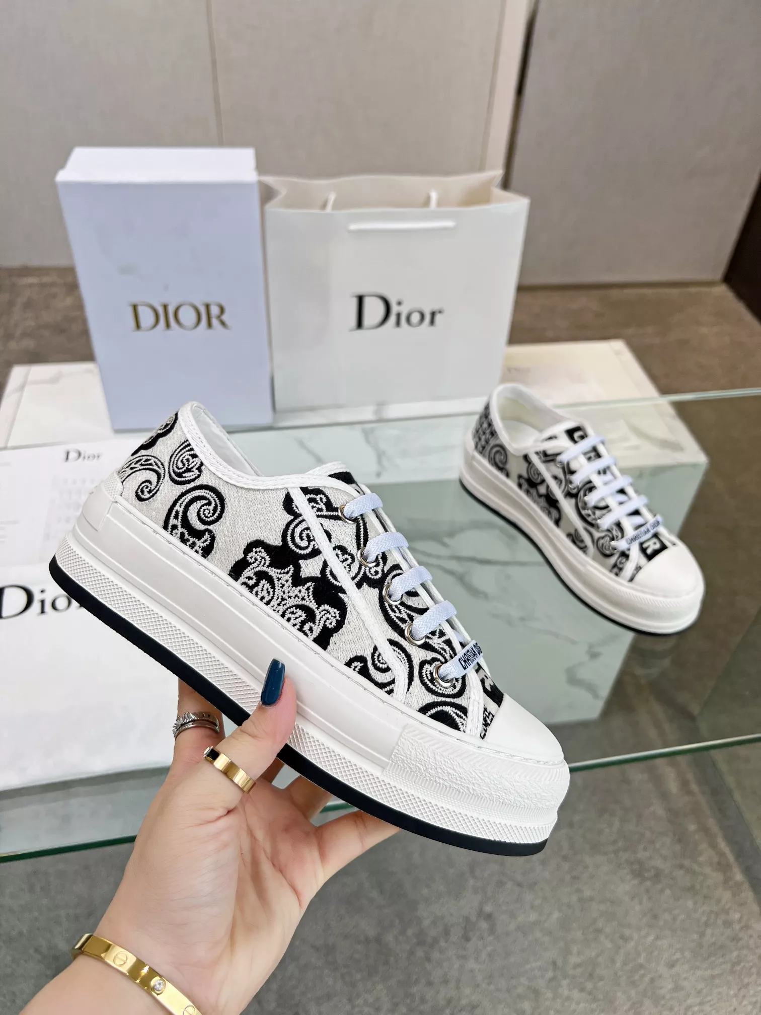 Christian Dior Casual Shoes For Women Breathable 4257