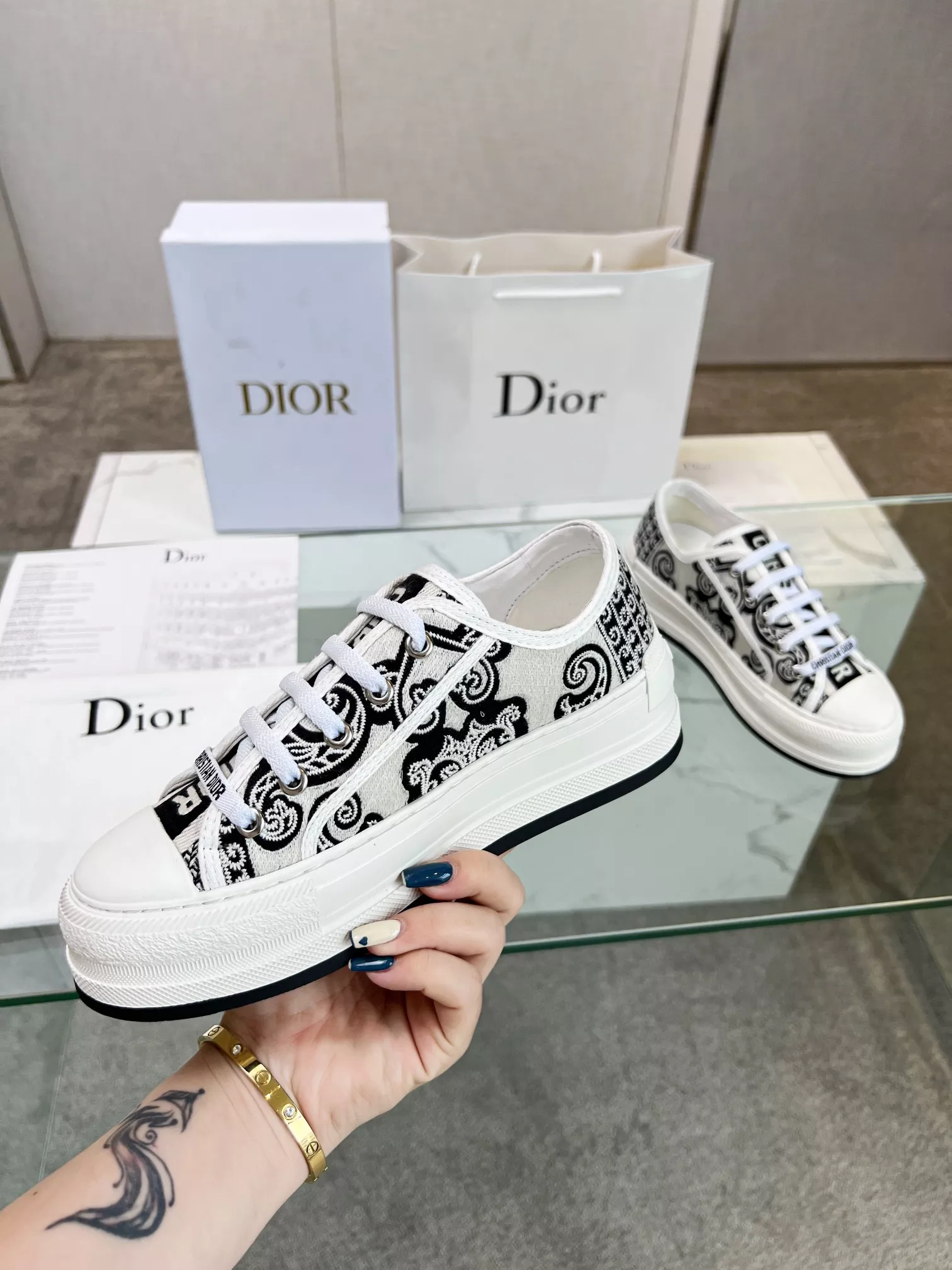 Christian Dior Casual Shoes For Women Breathable 4257
