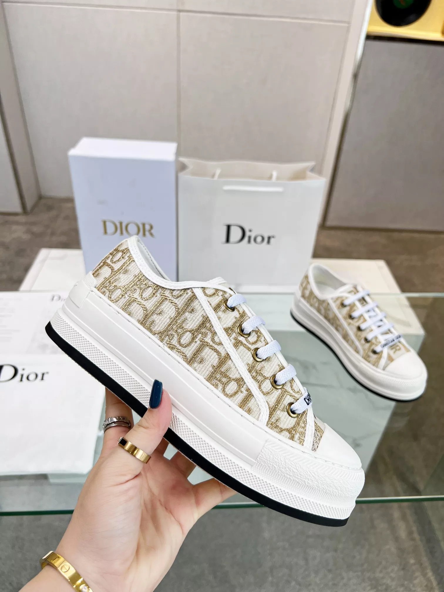 Christian Dior Casual Shoes For Women Comfortable 1283