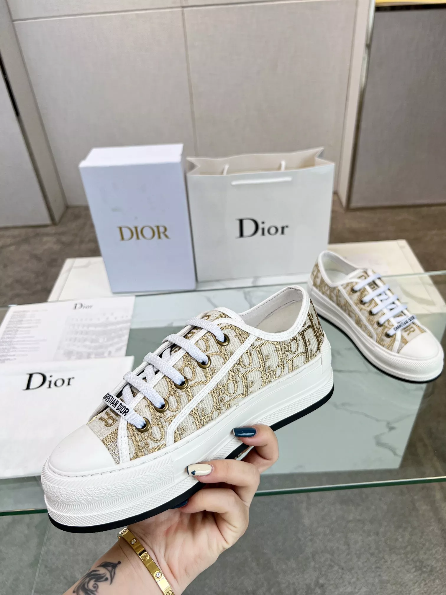 Christian Dior Casual Shoes For Women Comfortable 1283