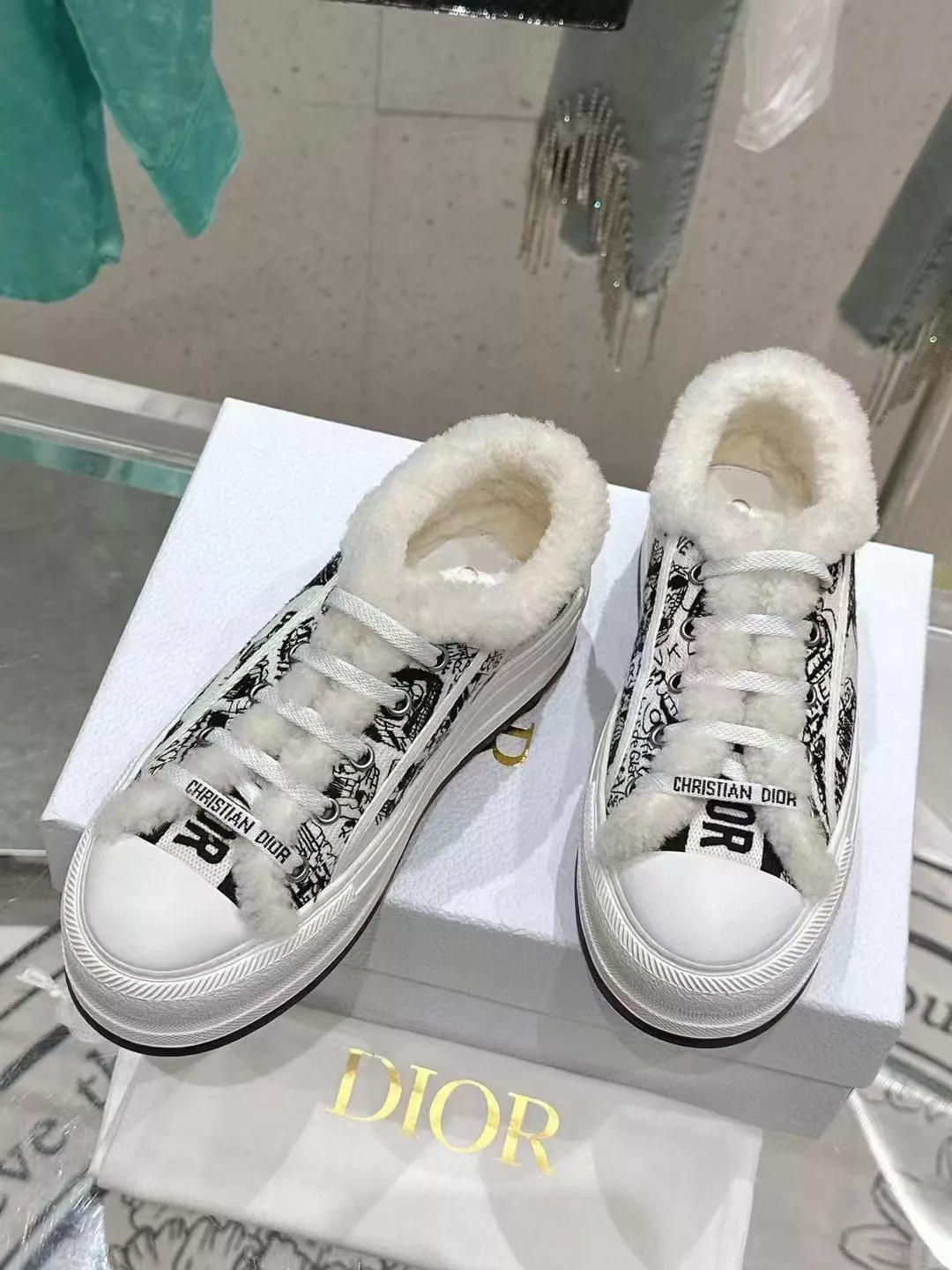 Christian Dior Casual Shoes For Women Fashionable 3020