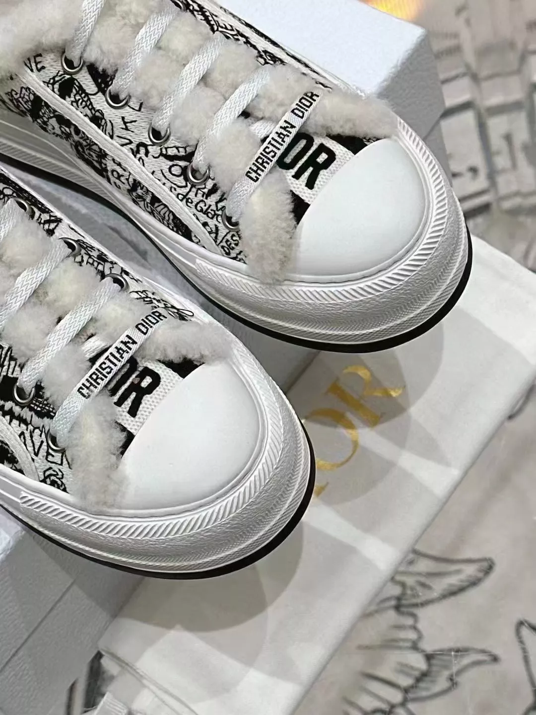 Christian Dior Casual Shoes For Women Fashionable 3020