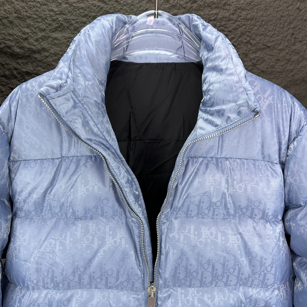 Christian Dior Down Feather Coat Long Sleeved For Unisex AllSeason 8342