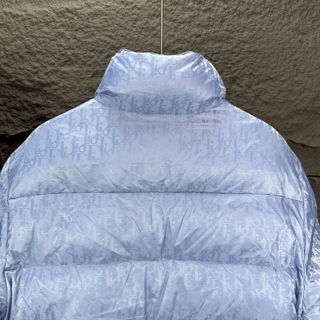 Christian Dior Down Feather Coat Long Sleeved For Unisex AllSeason 8342