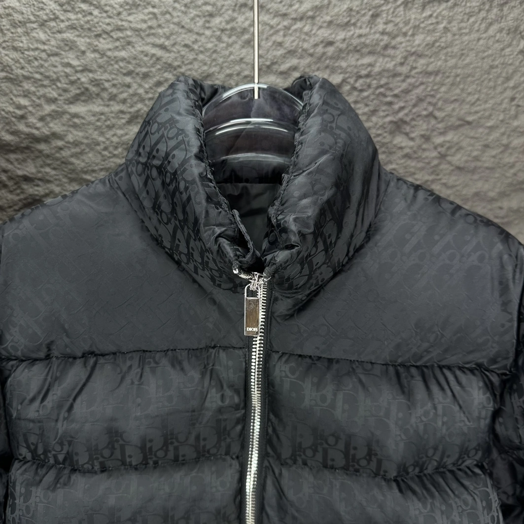 Christian Dior Down Feather Coat Long Sleeved For Unisex NewStyle 3381