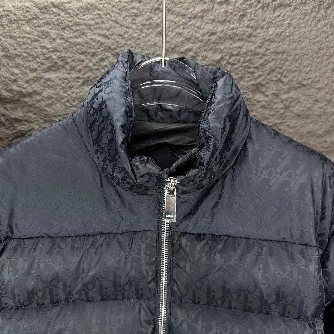 Christian Dior Down Feather Coat Long Sleeved For Unisex Practical 3346