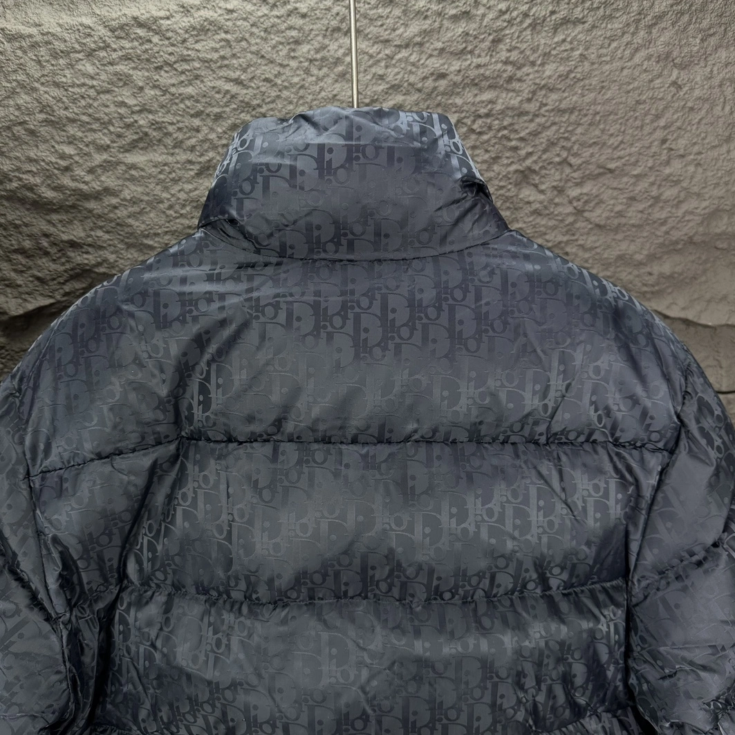 Christian Dior Down Feather Coat Long Sleeved For Unisex Practical 3346