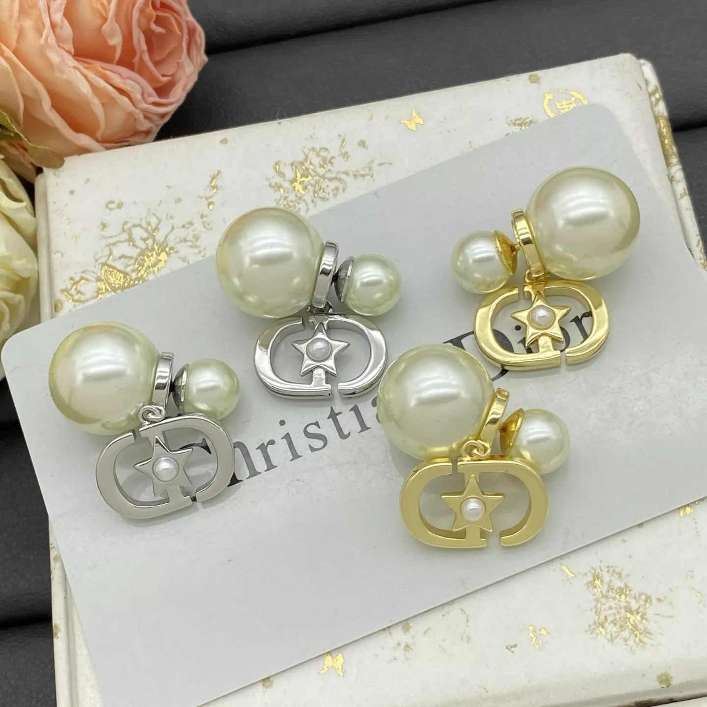 Christian Dior Earrings For Women Classic 1749