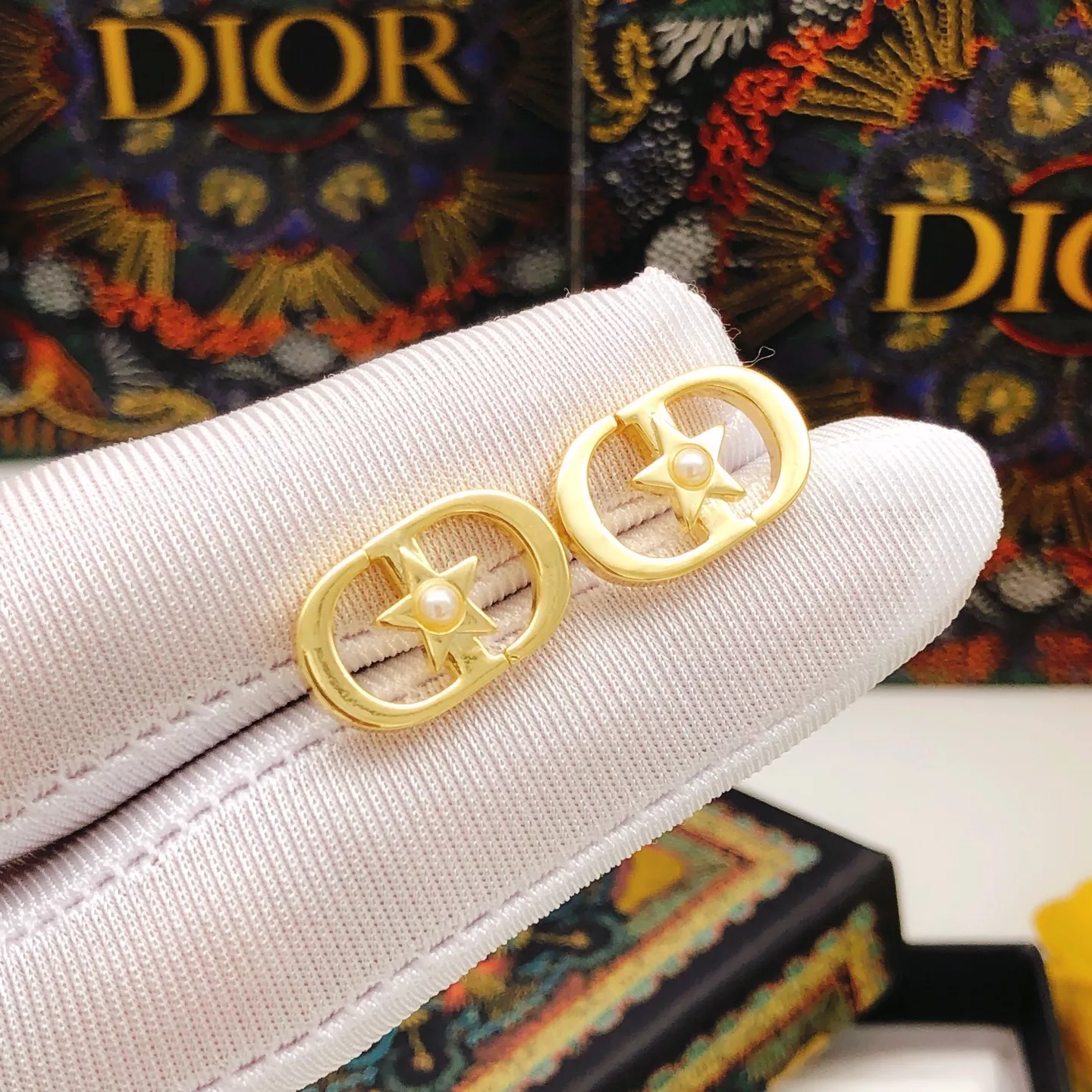Christian Dior Earrings For Women Elegant 2298