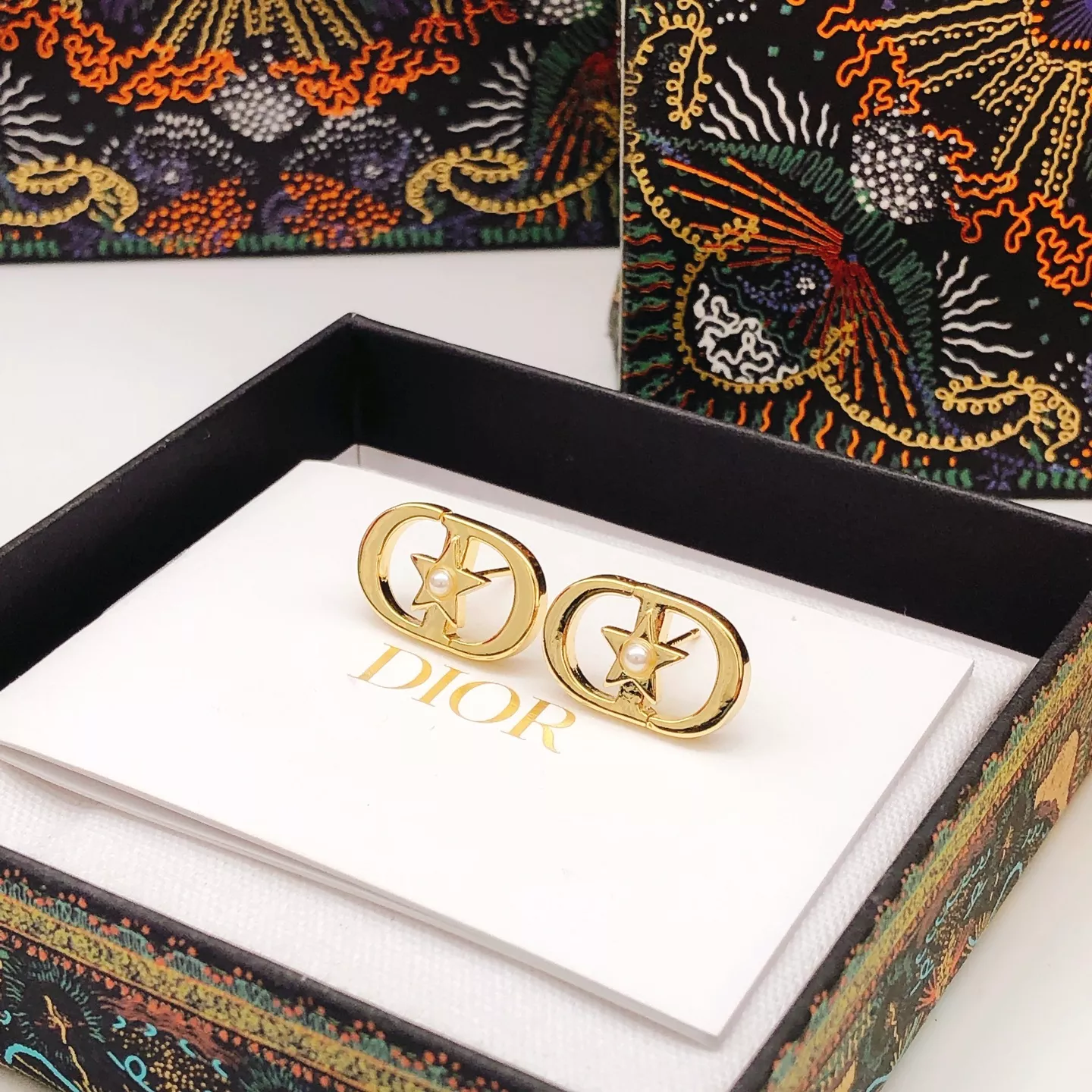 Christian Dior Earrings For Women Elegant 2298