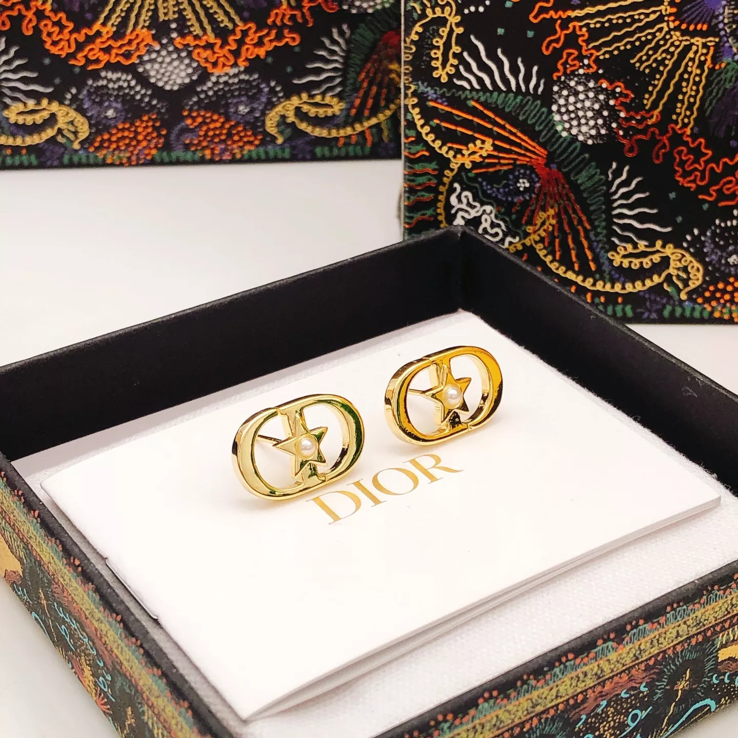 Christian Dior Earrings For Women Elegant 2298
