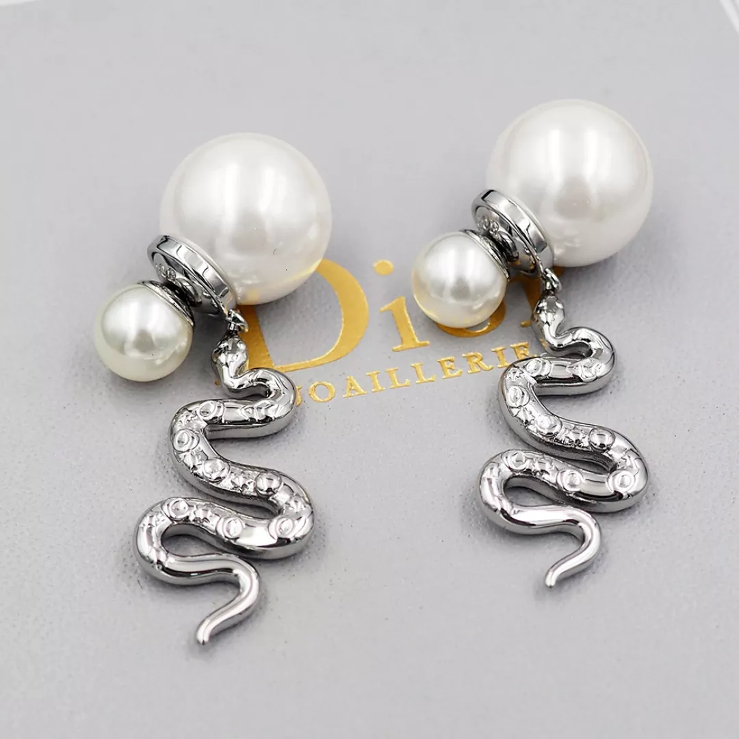 Christian Dior Earrings For Women Sleek 6022
