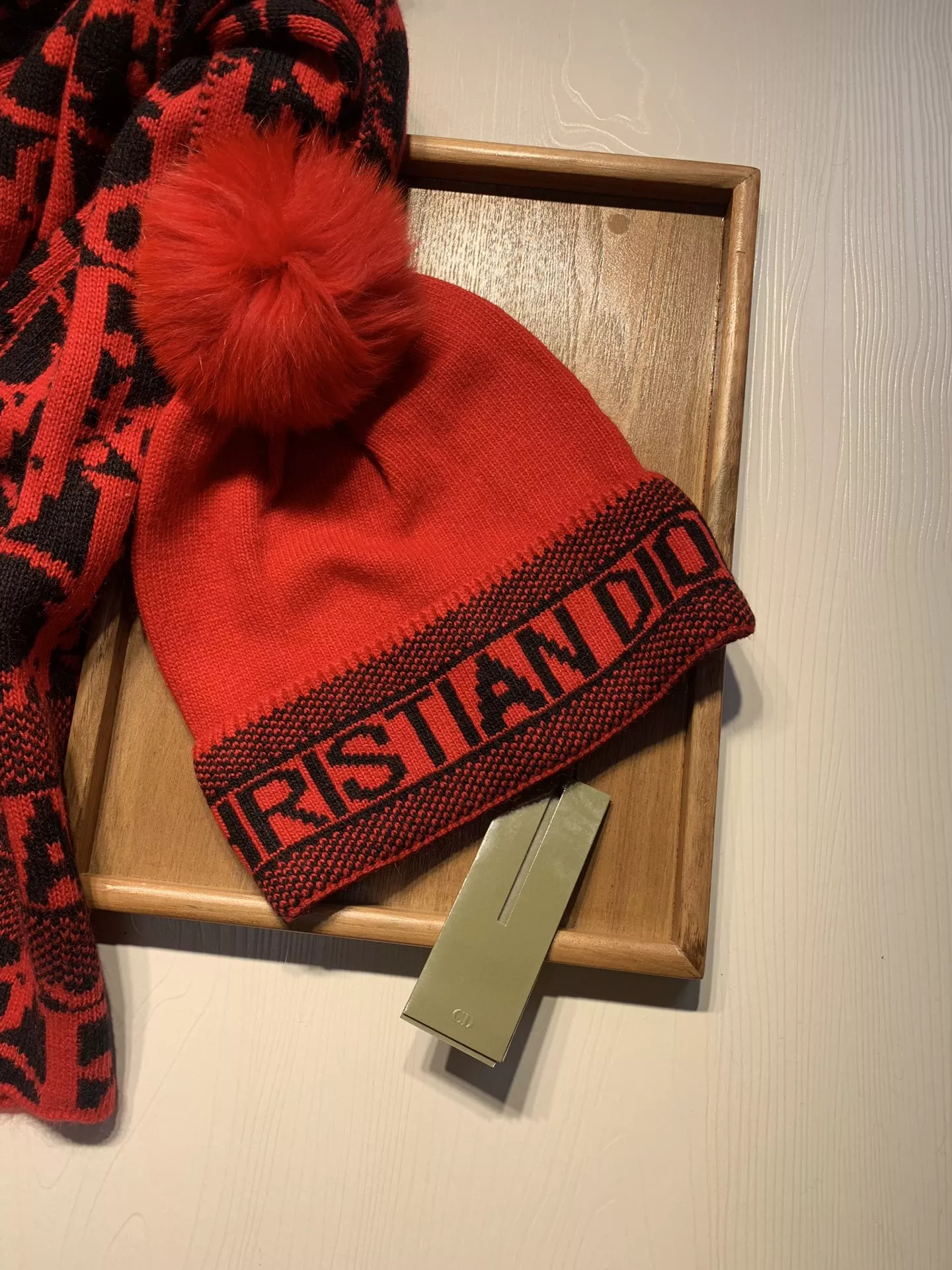 Christian Dior Hat and Scarf Set DailyWear 2543