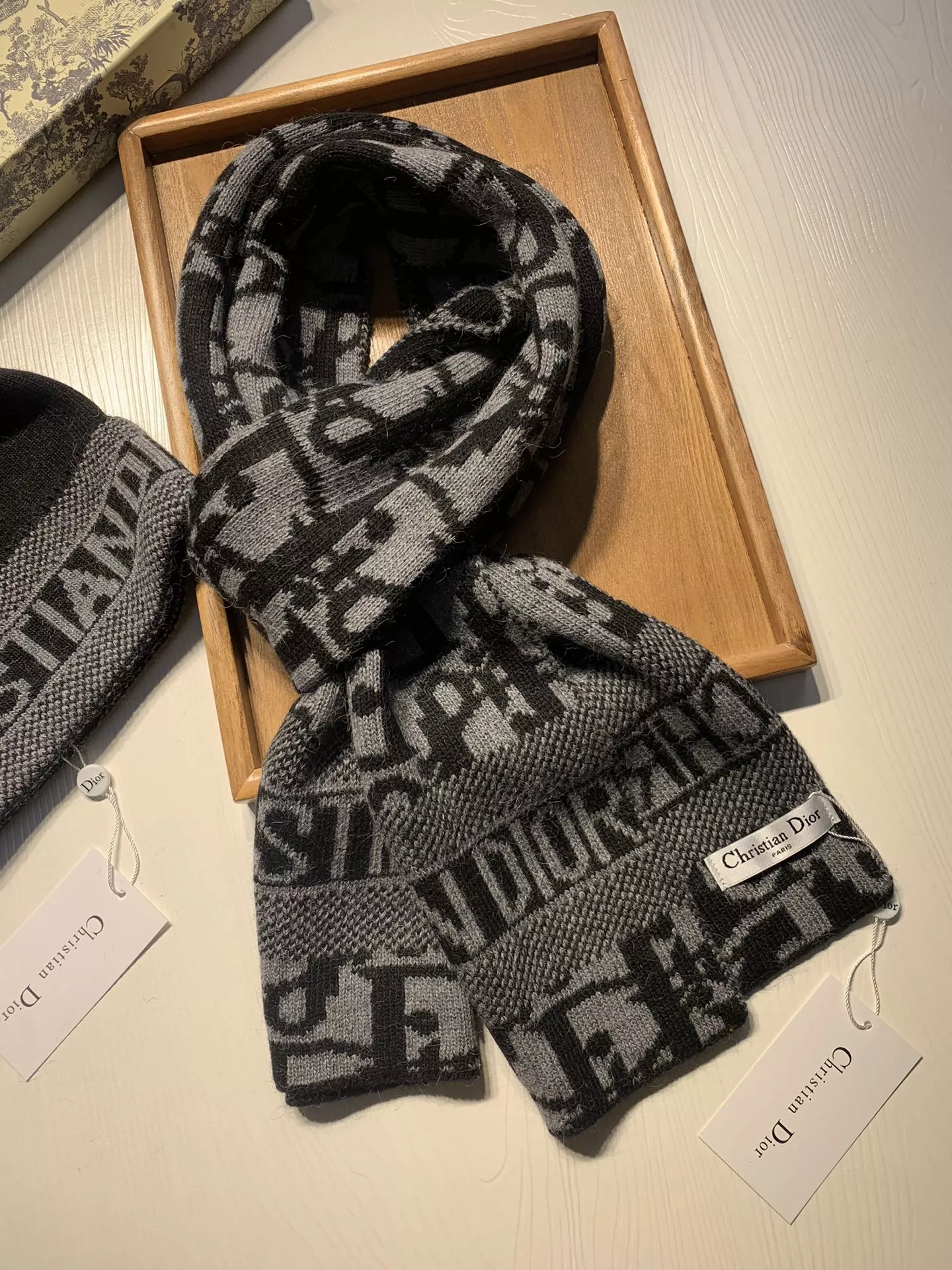 Christian Dior Hat and Scarf Set DailyWear 2714