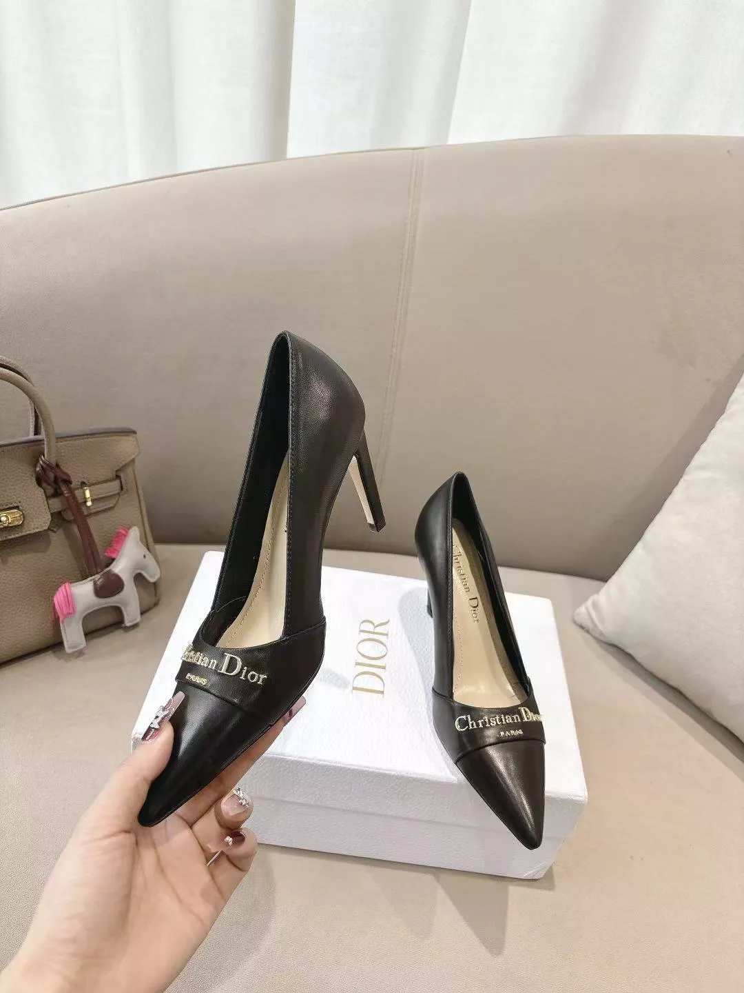 Christian Dior High-Heeled Shoes For Women Bold 3590