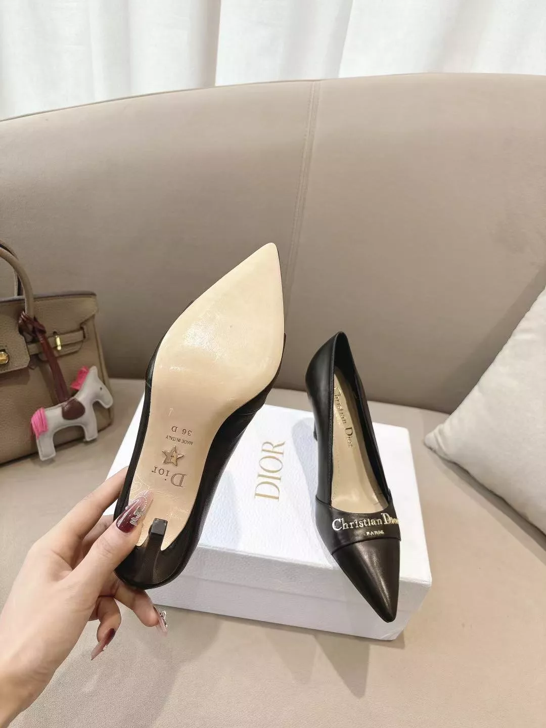 Christian Dior High-Heeled Shoes For Women Bold 3590