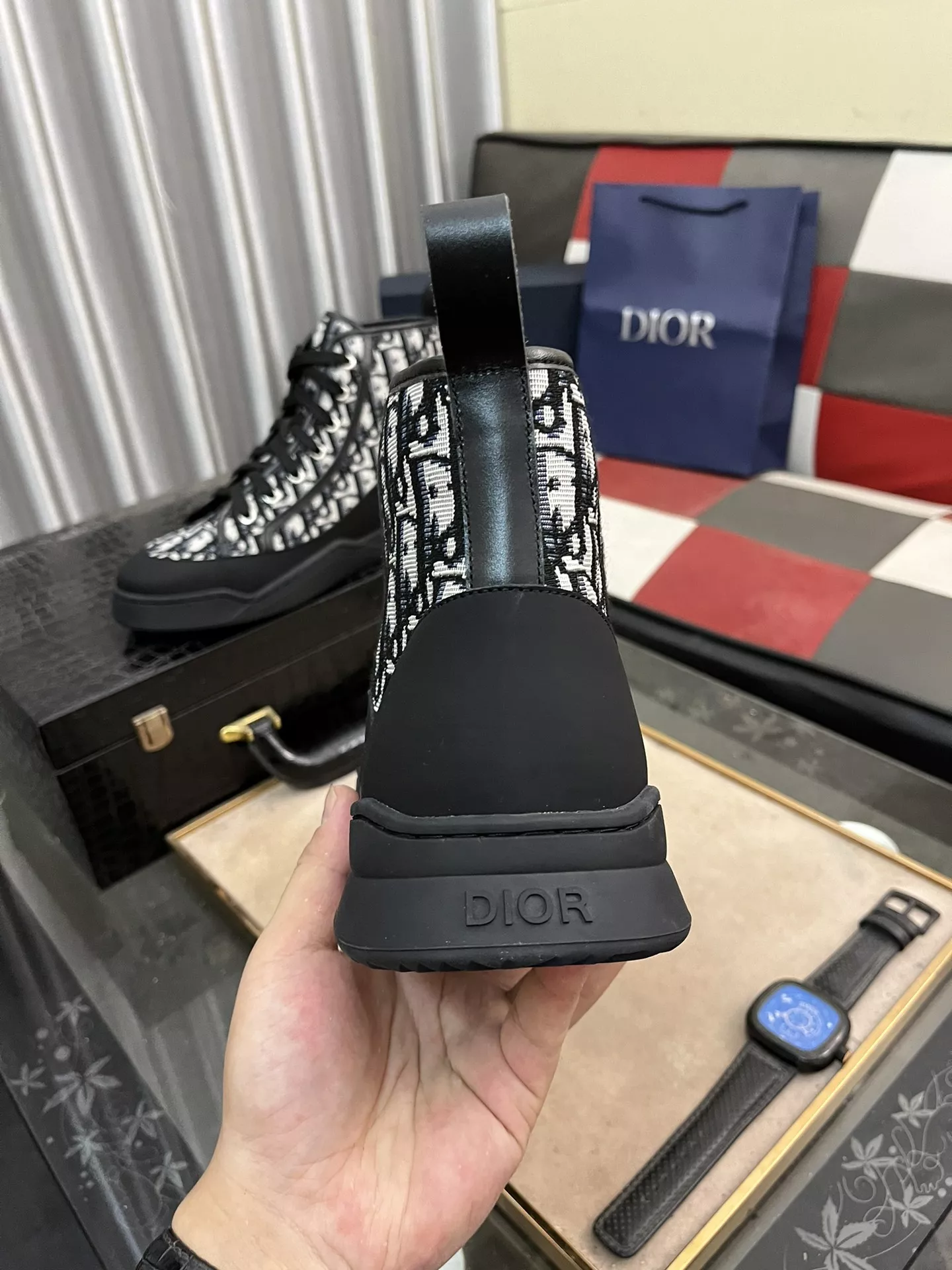 Christian Dior High Top Shoes For Men Classic 5372