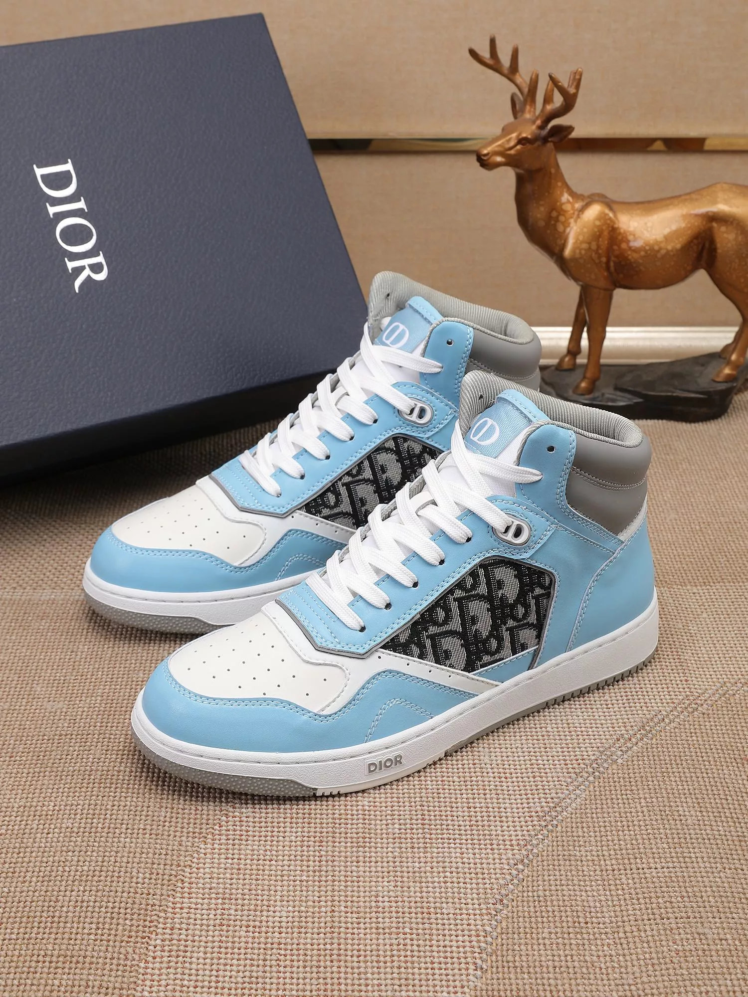 Christian Dior High Top Shoes For Men Durable 4123