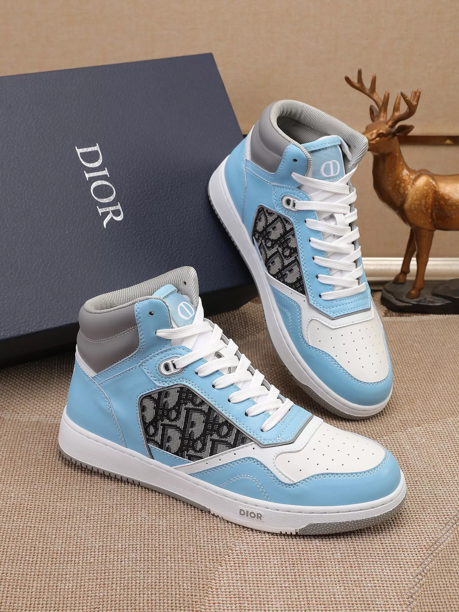 Christian Dior High Top Shoes For Men Durable 4123