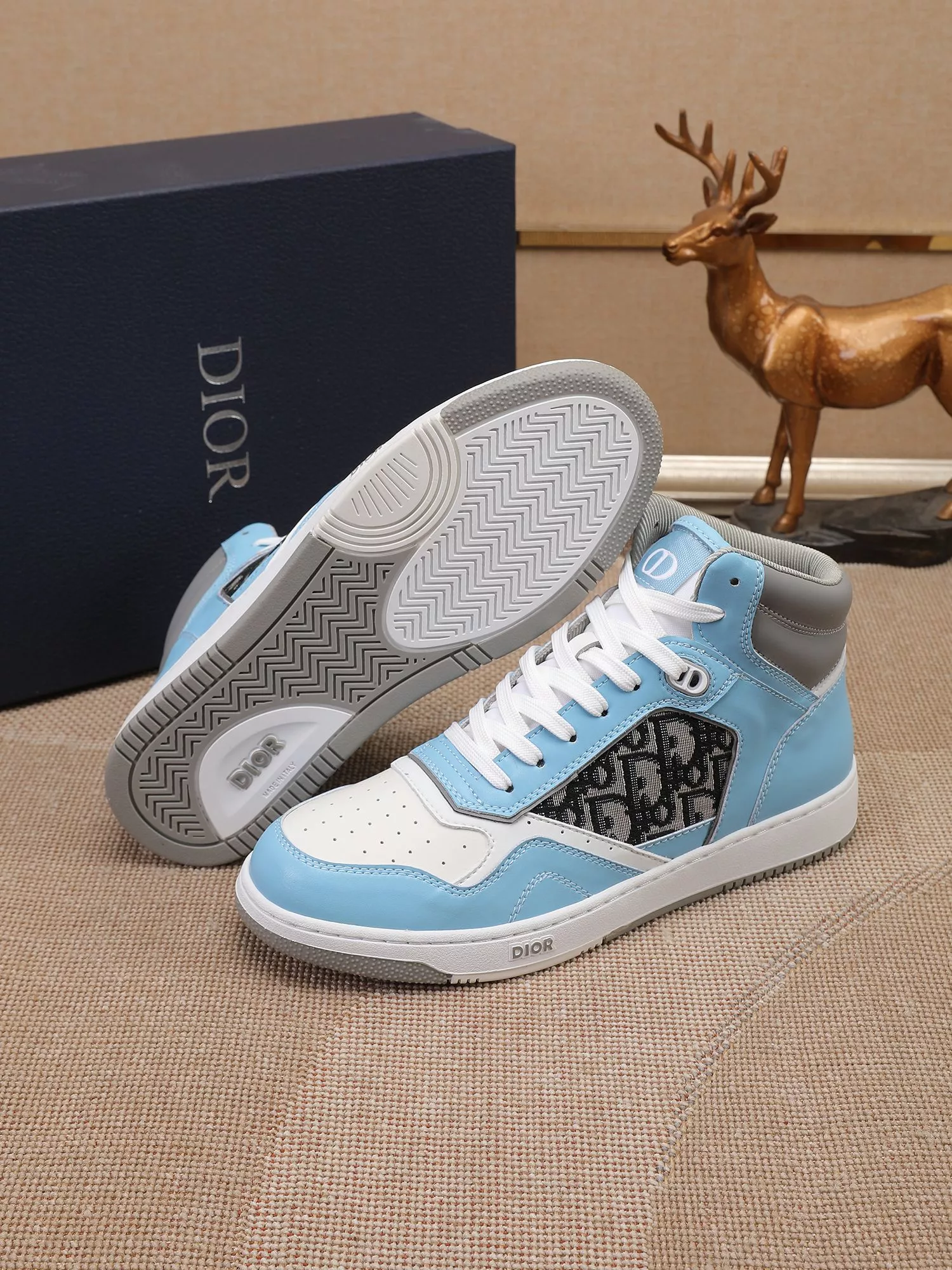 Christian Dior High Top Shoes For Men Durable 4123