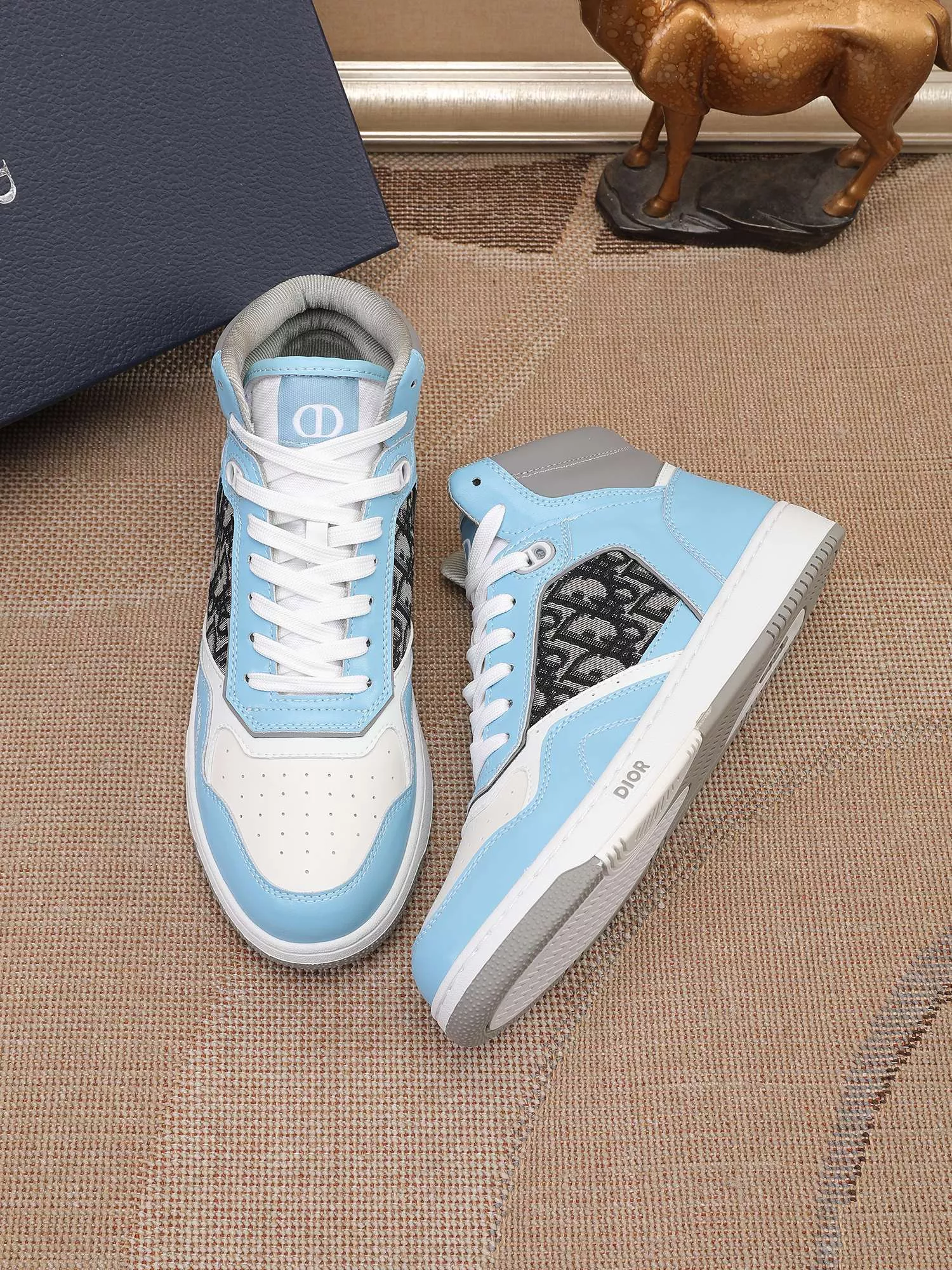 Christian Dior High Top Shoes For Men Durable 4123