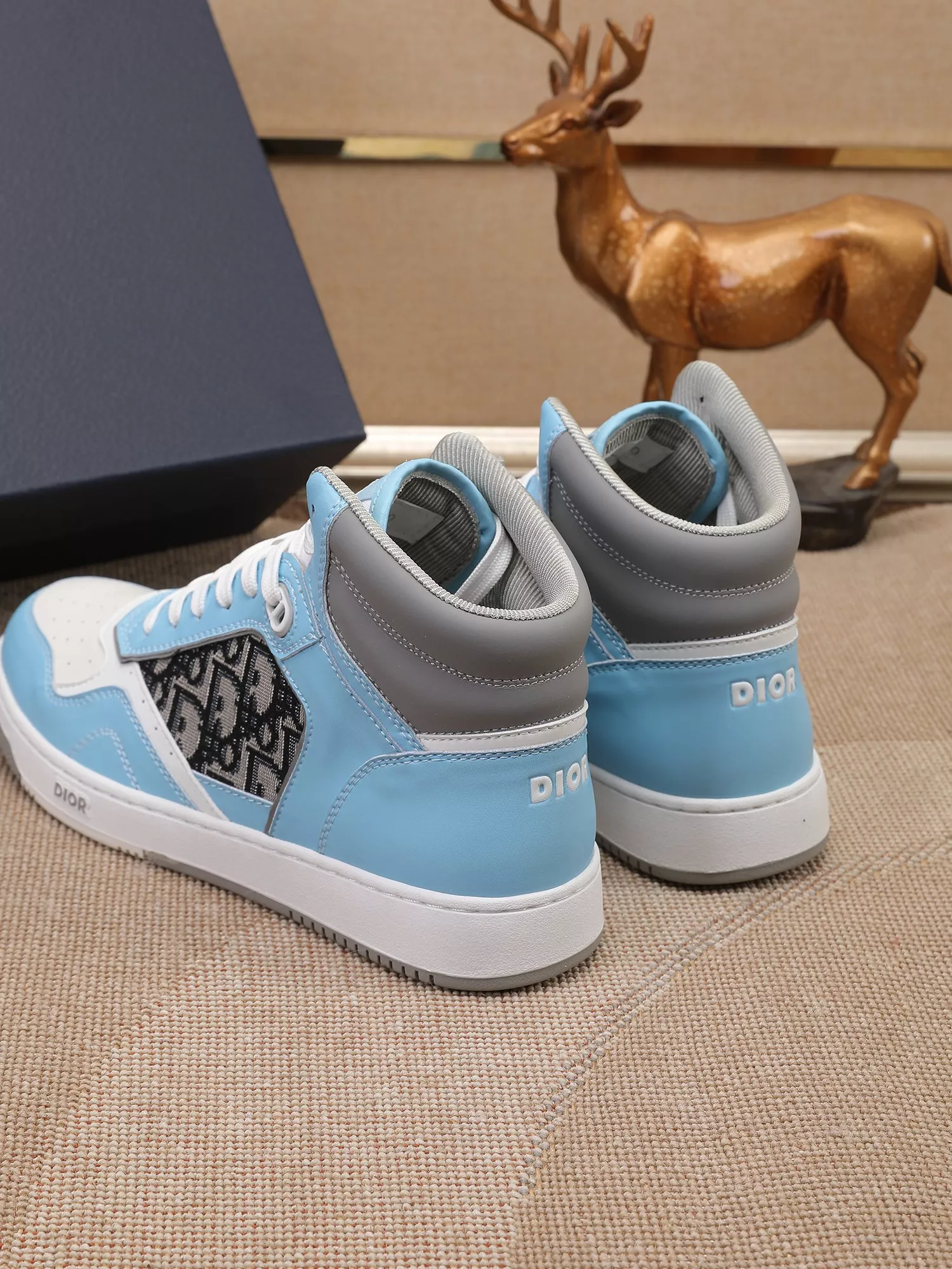 Christian Dior High Top Shoes For Men Durable 4123