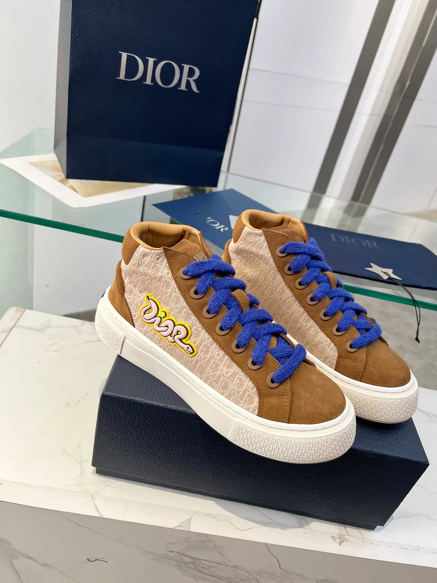 Christian Dior High Top Shoes For Men GoodFit 8915