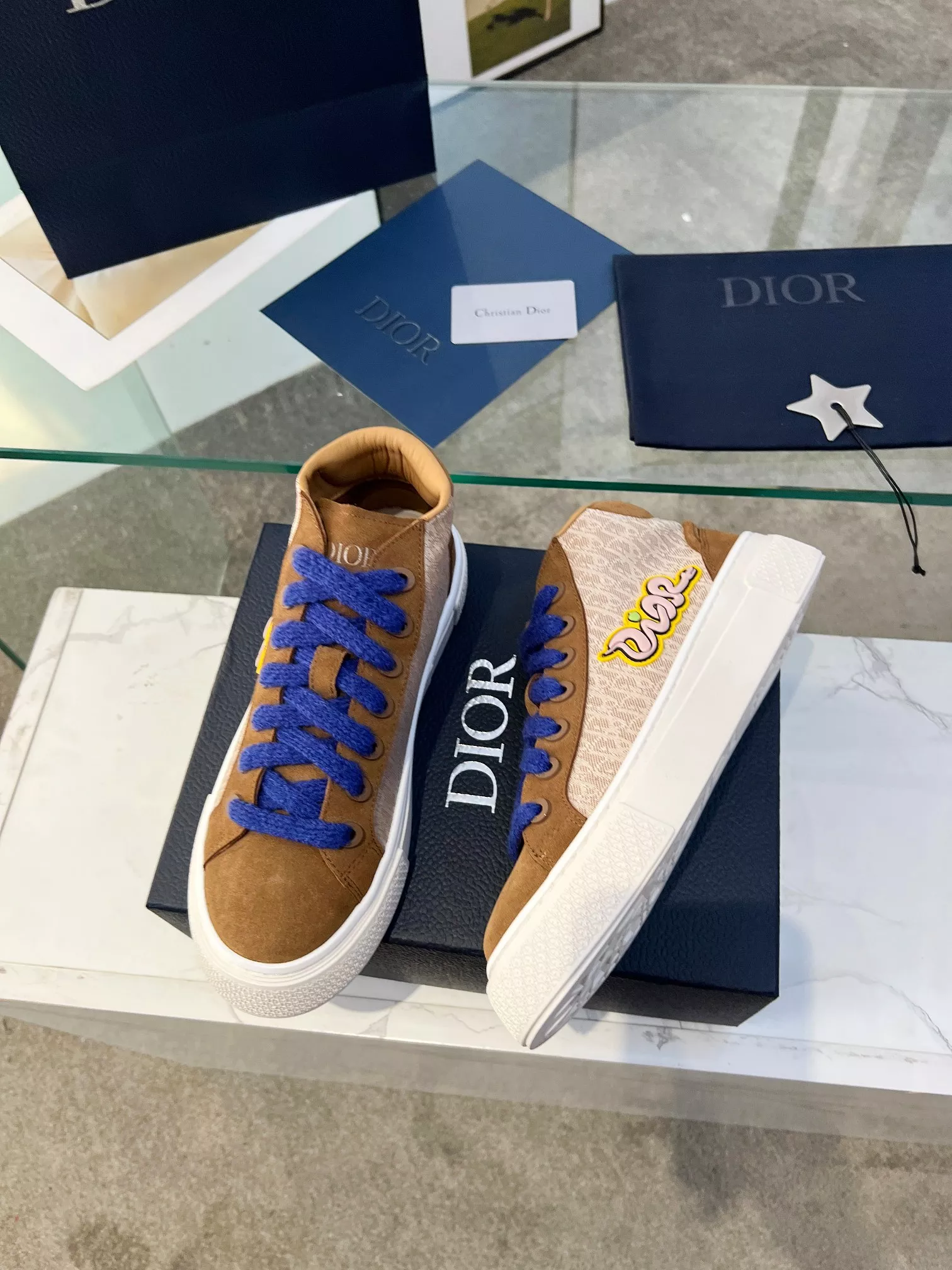 Christian Dior High Top Shoes For Men GoodFit 8915