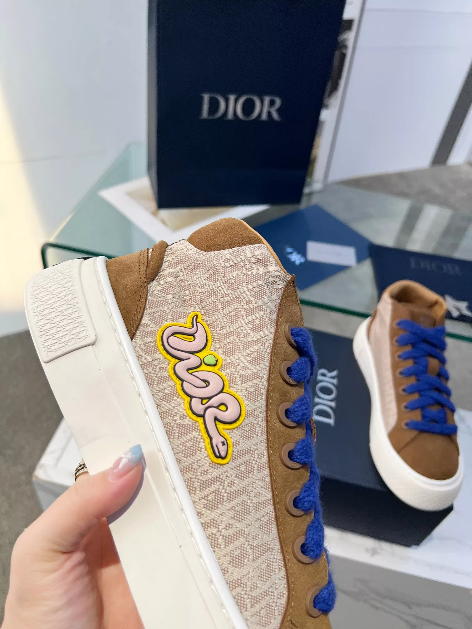 Christian Dior High Top Shoes For Men GoodFit 8915