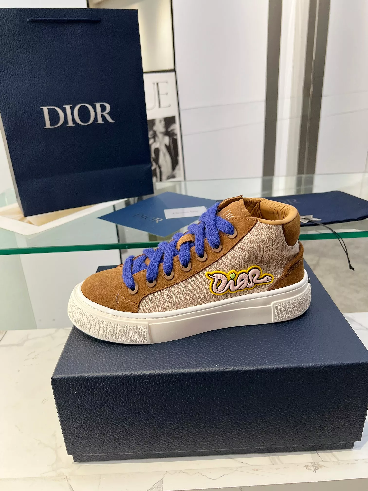 Christian Dior High Top Shoes For Men GoodFit 8915