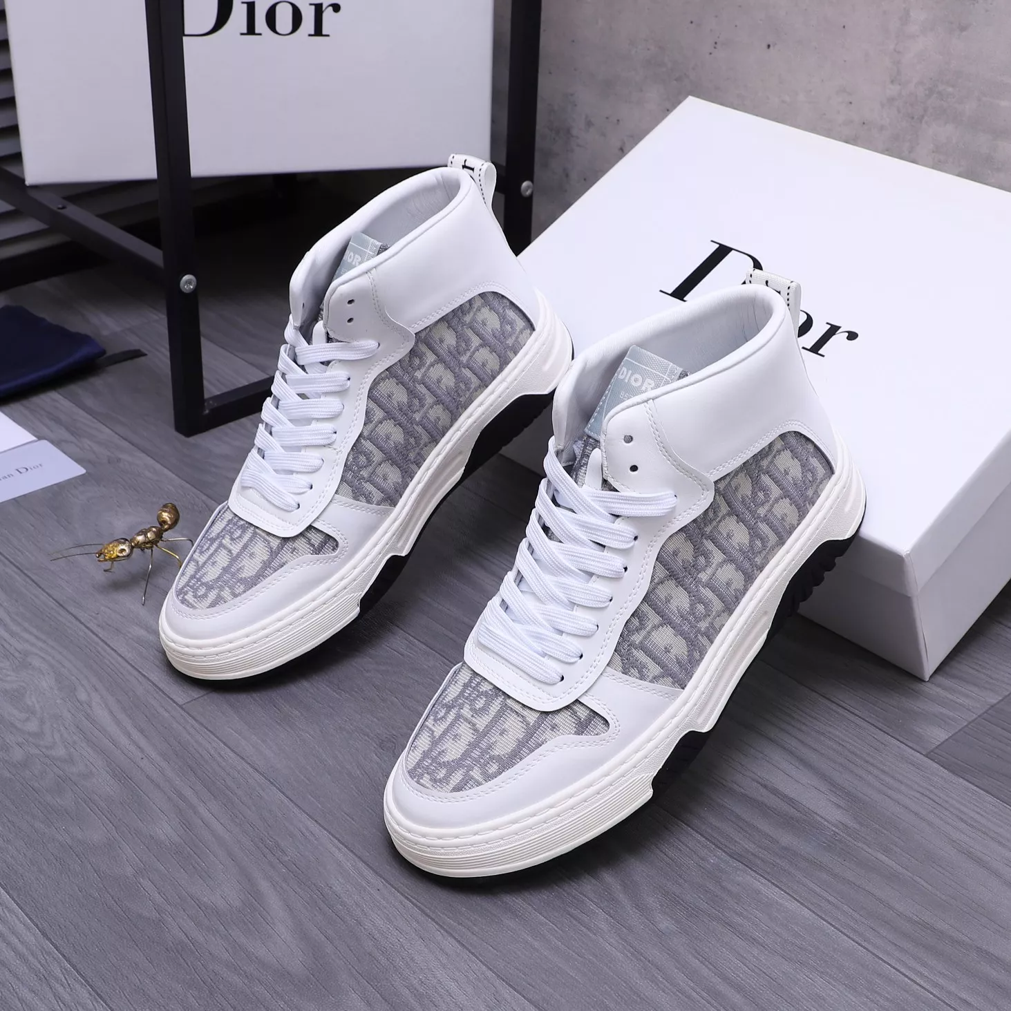 Christian Dior High Top Shoes For Men HighQuality 4334