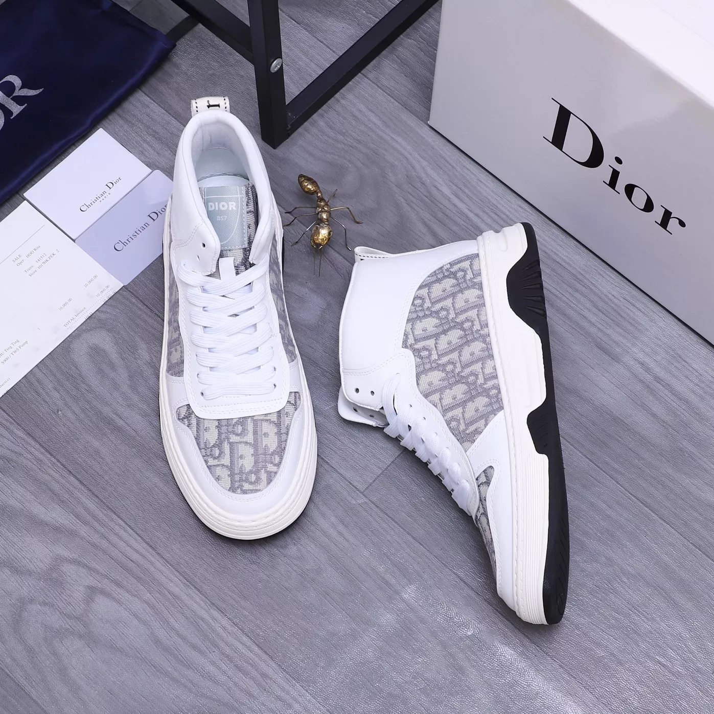 Christian Dior High Top Shoes For Men HighQuality 4334