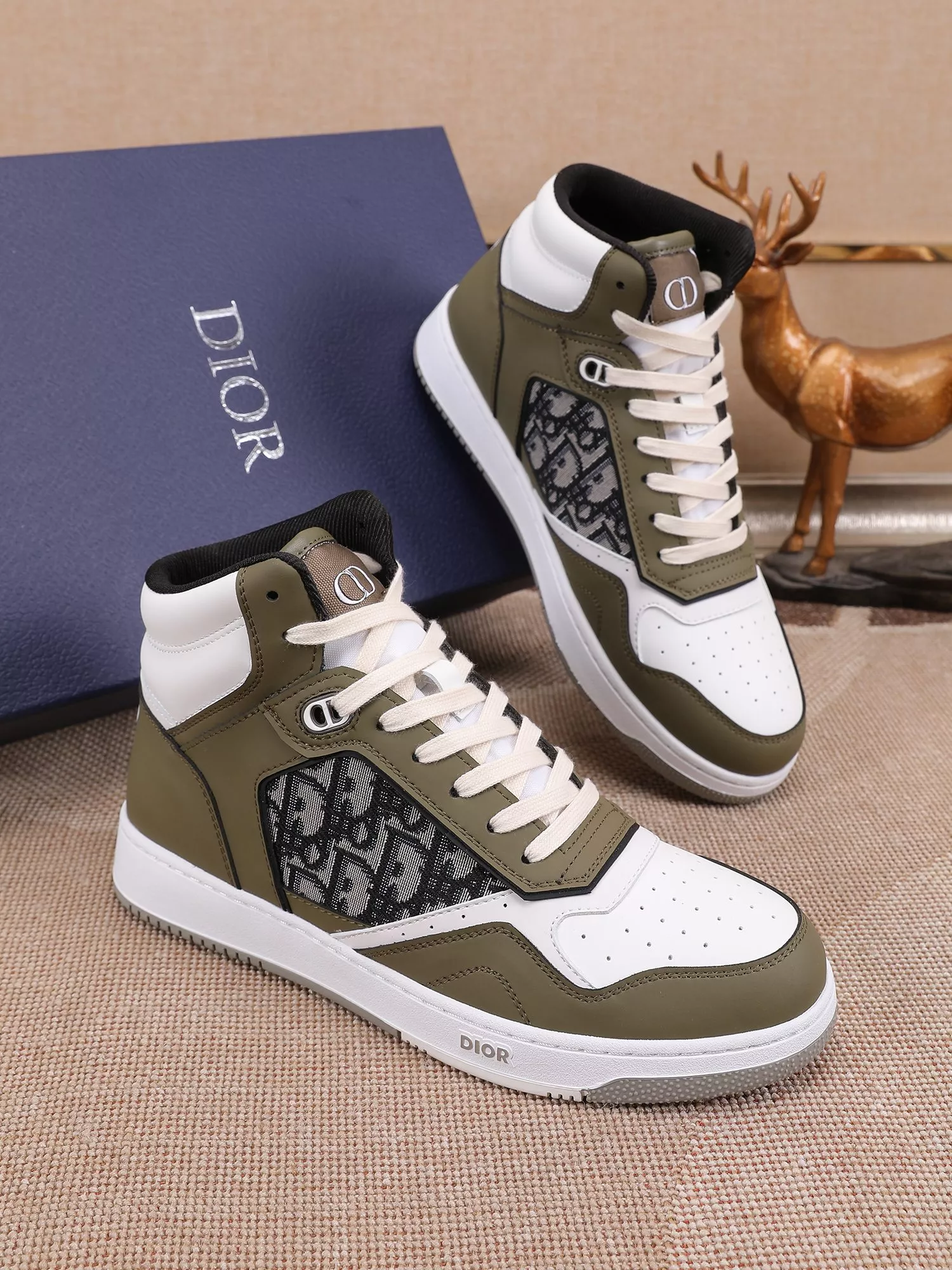 Christian Dior High Top Shoes For Men Soft 3521