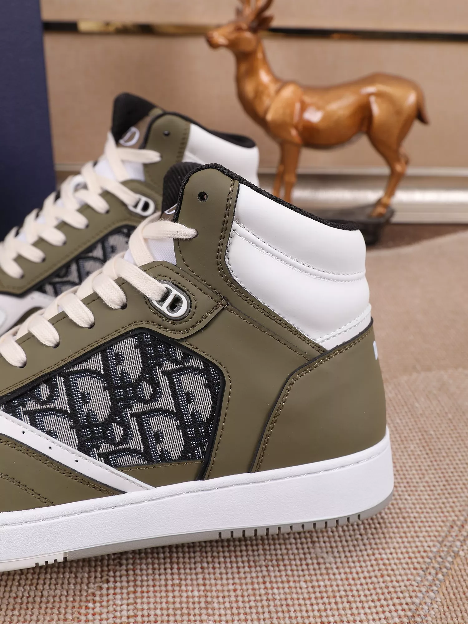 Christian Dior High Top Shoes For Men Soft 3521