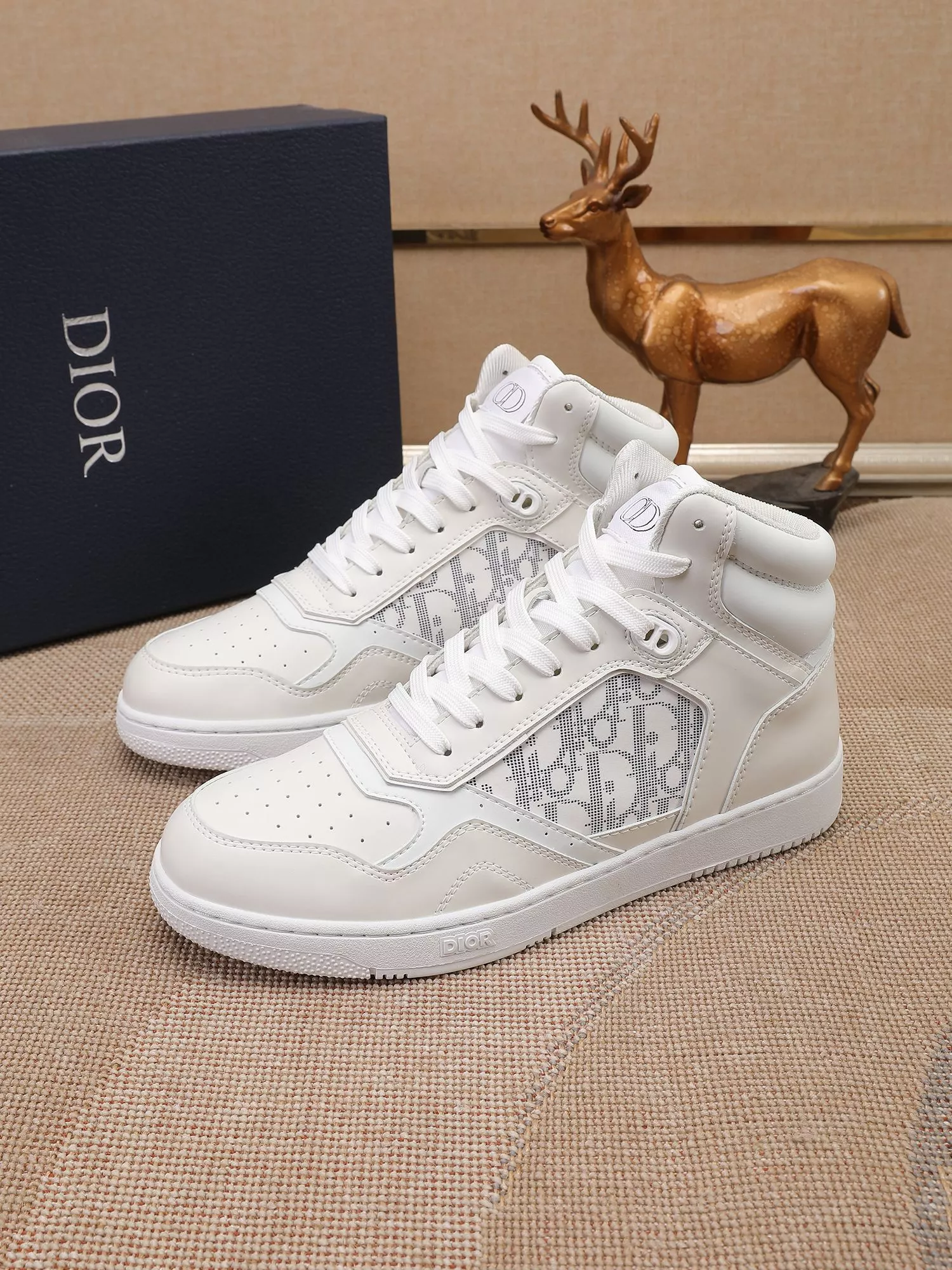 Christian Dior High Top Shoes For Men Sophisticated 6956