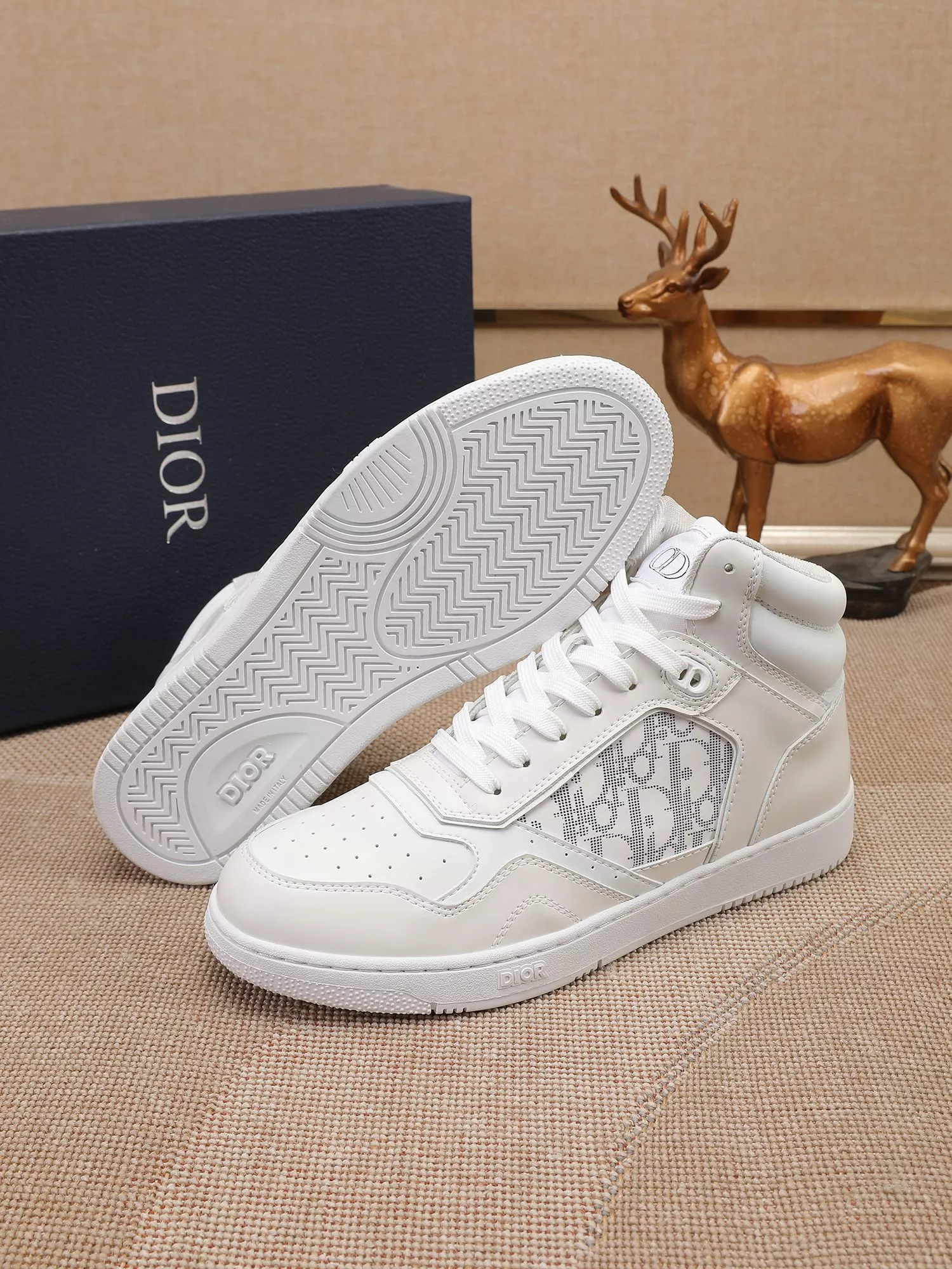 Christian Dior High Top Shoes For Men Sophisticated 6956