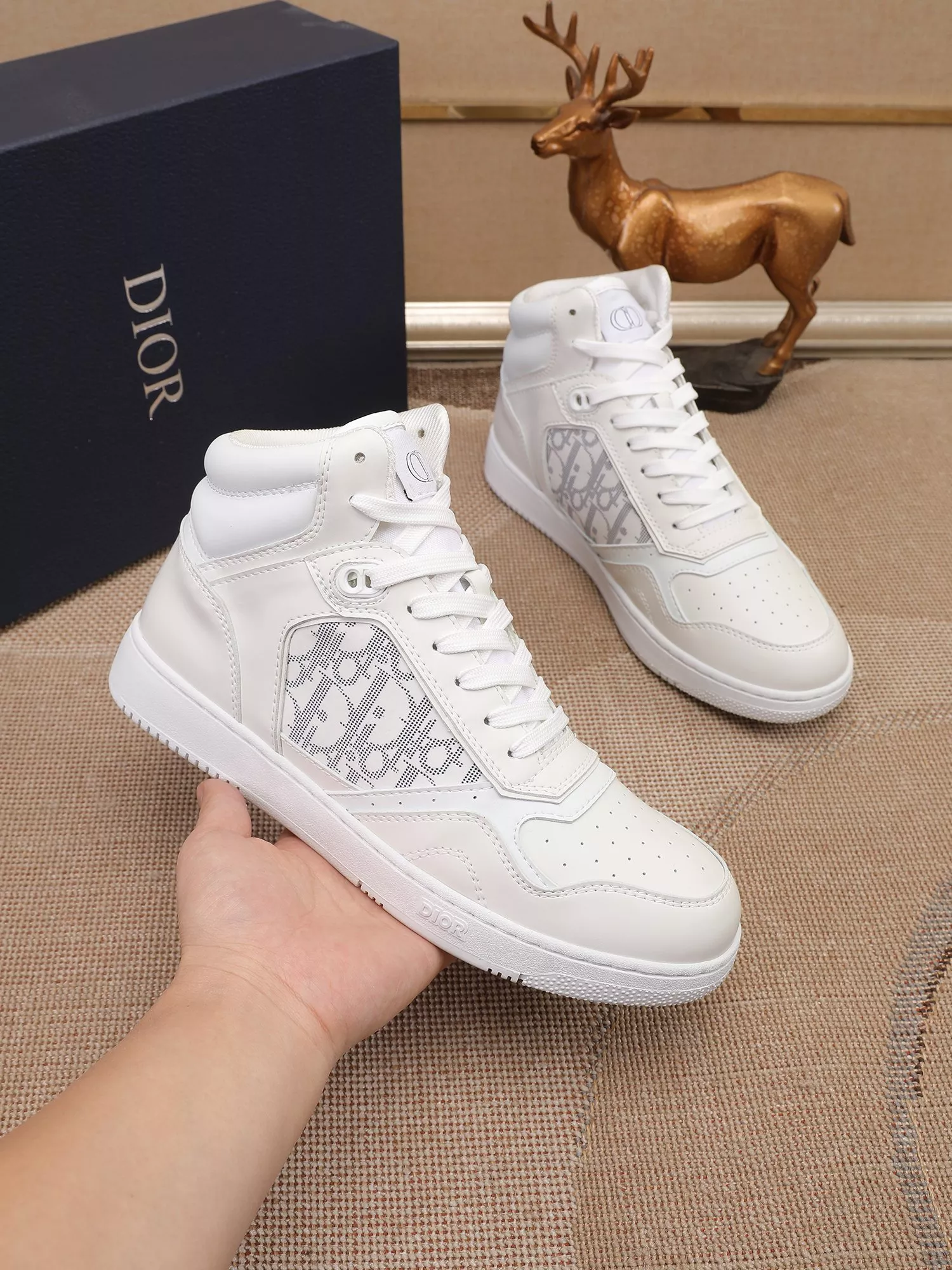 Christian Dior High Top Shoes For Men Sophisticated 6956