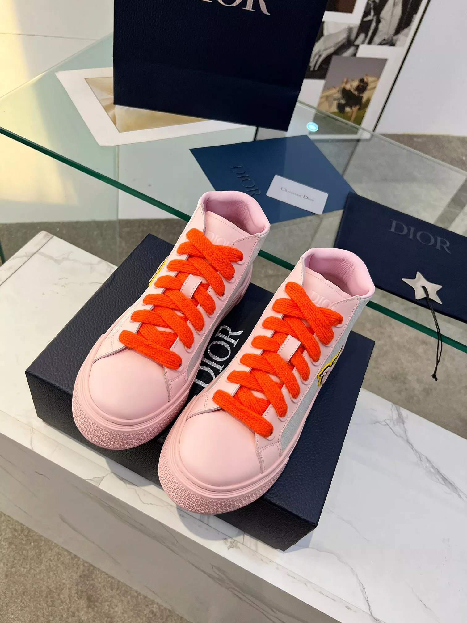 Christian Dior High Top Shoes For Women Popular 5469