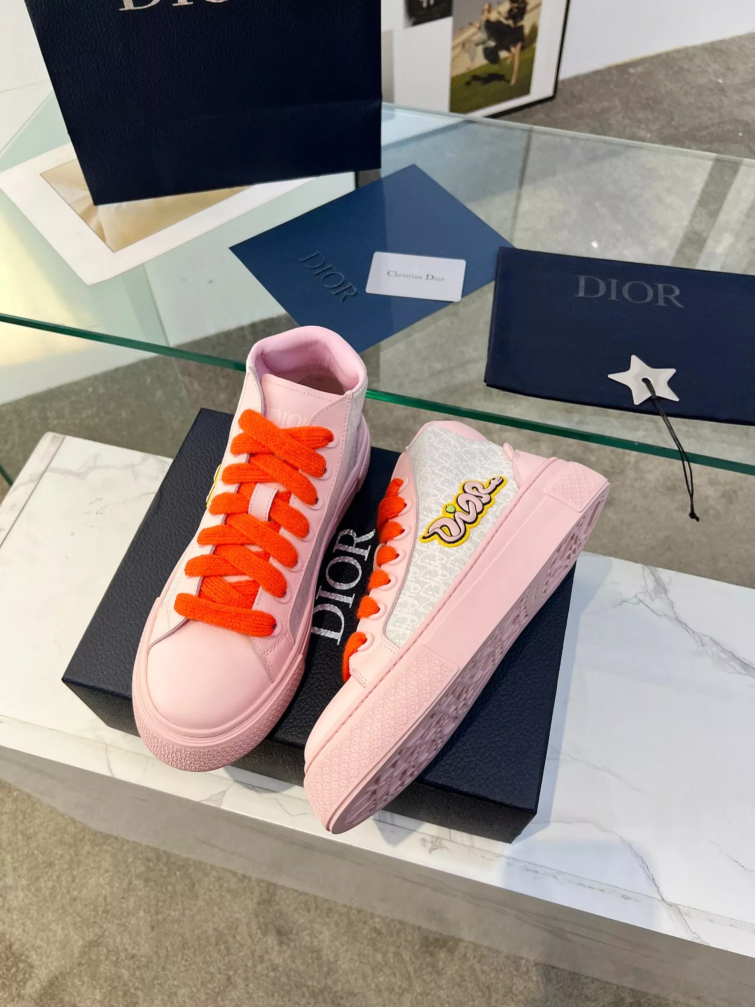 Christian Dior High Top Shoes For Women Popular 5469