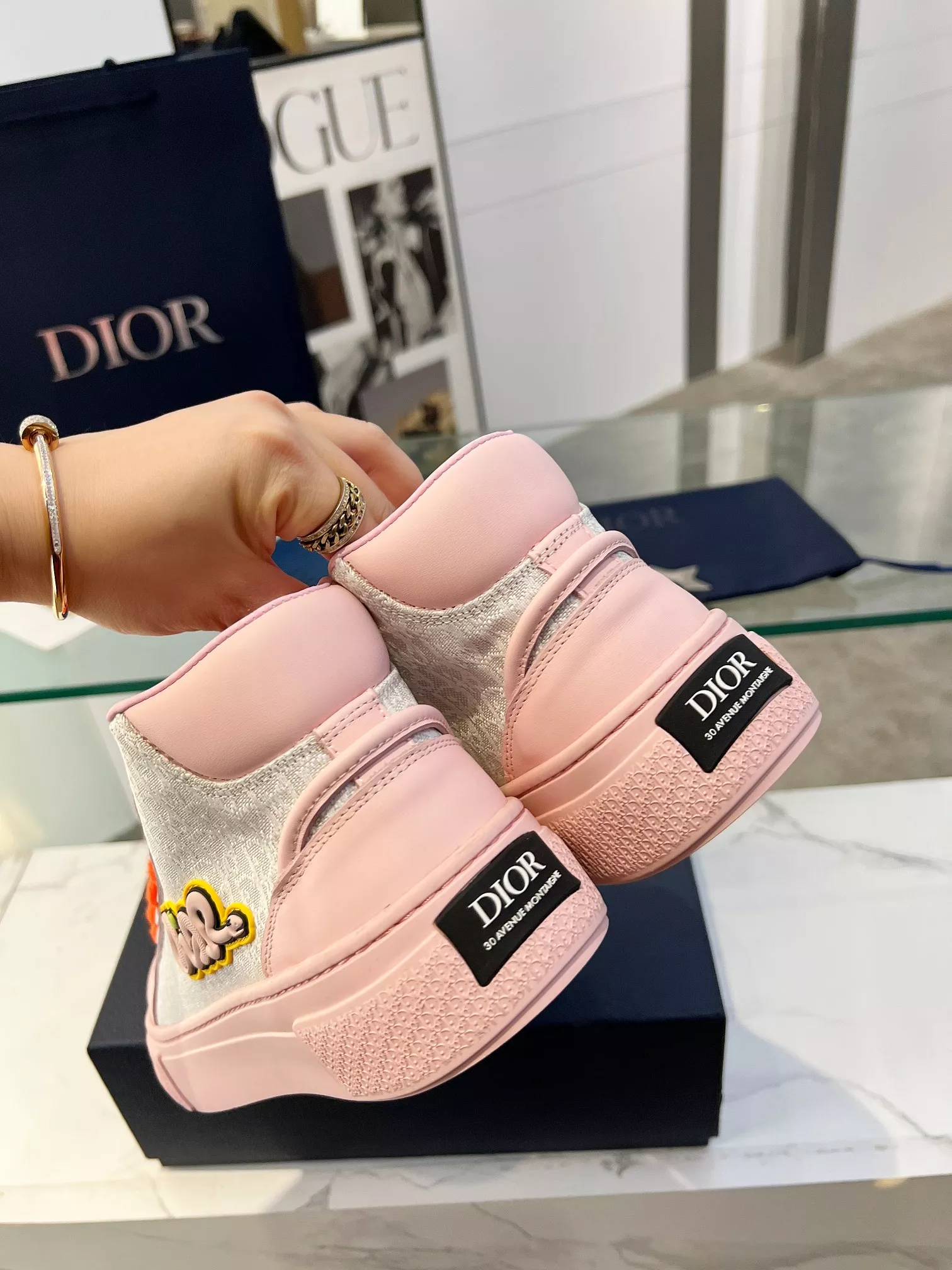Christian Dior High Top Shoes For Women Popular 5469