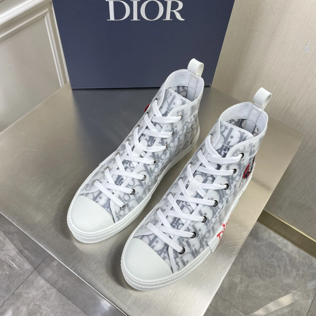 Christian Dior High Tops Shoes For Men Soft 7589